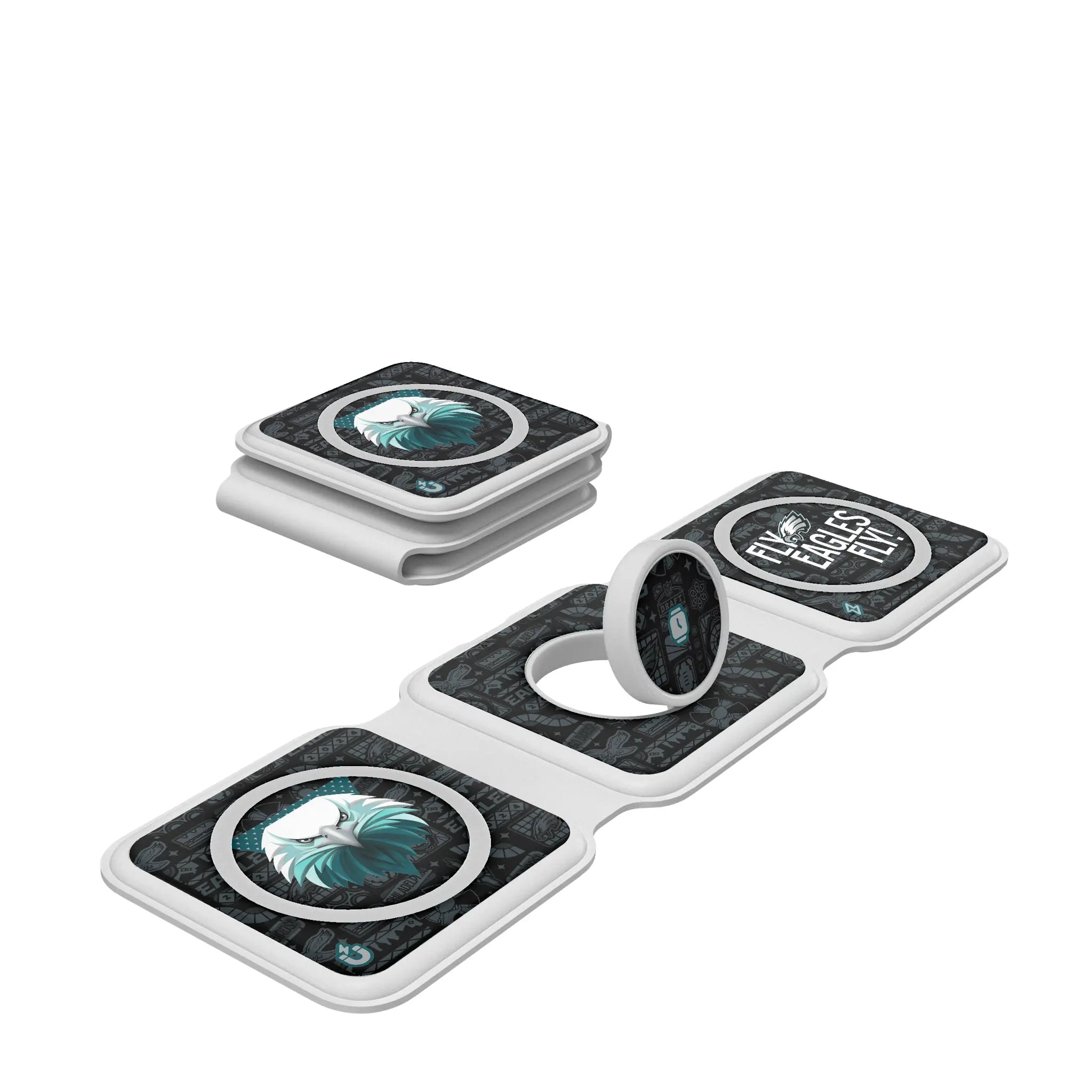 Philadelphia Eagles Deco Foldable 3 in 1 Charger