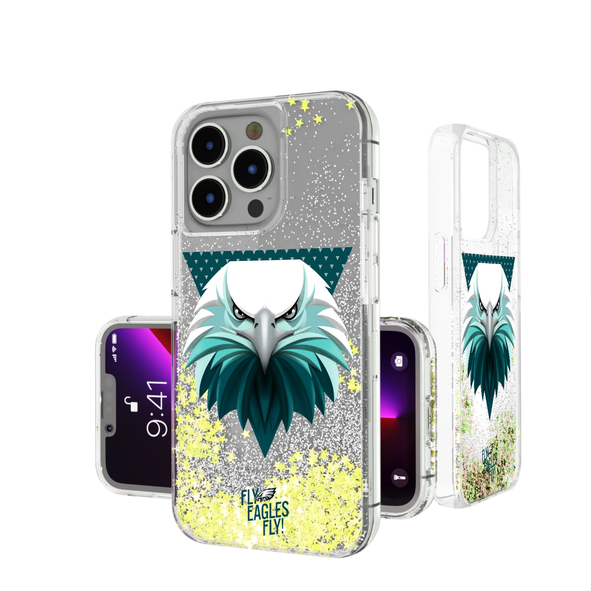 Philadelphia Eagles Deco iPhone Glitter Phone Case for Apple iPhone