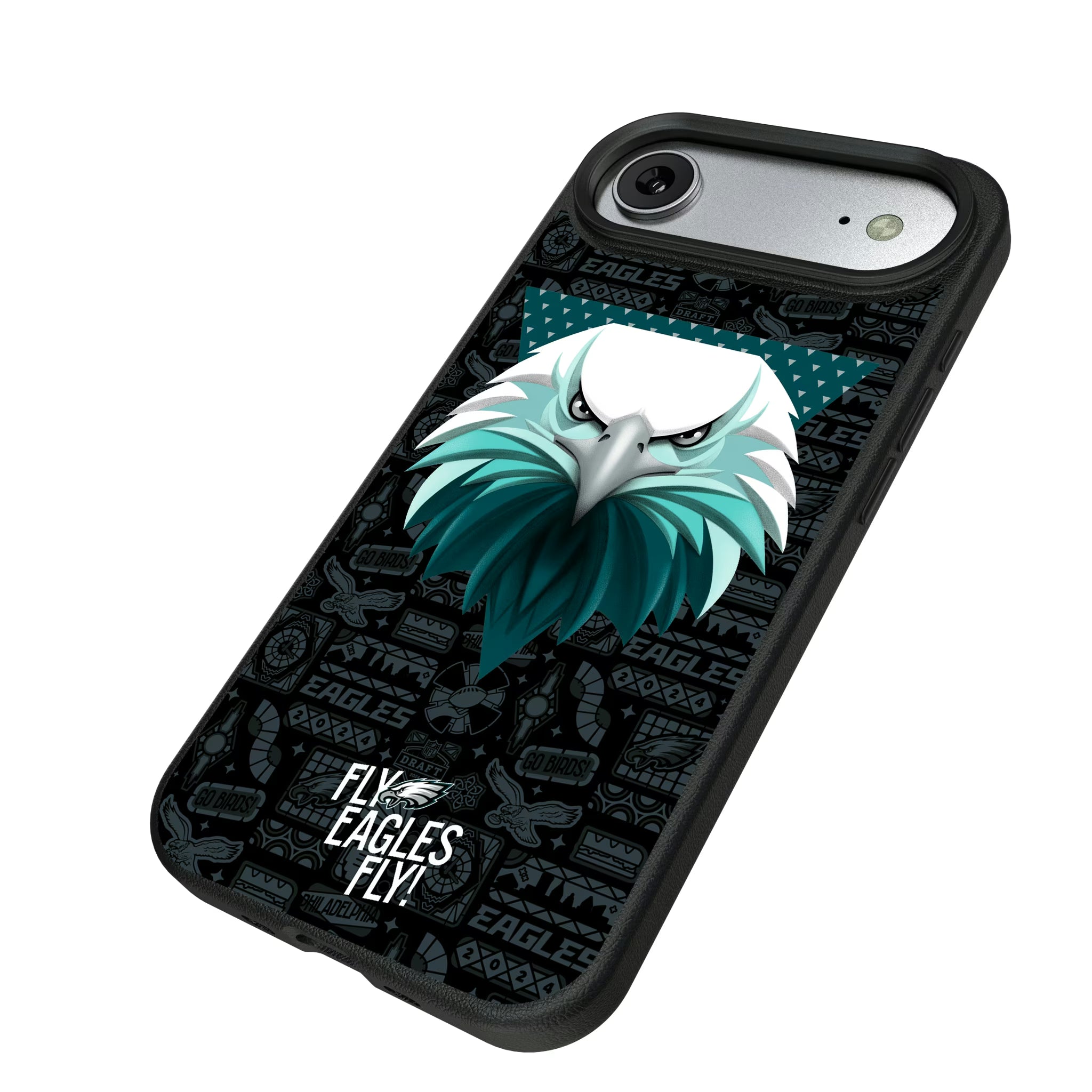 Philadelphia Eagles Deco iPhone MagSafe Compatible Phone Case for Apple iPhone - Isometric View#Device_iPhone Air