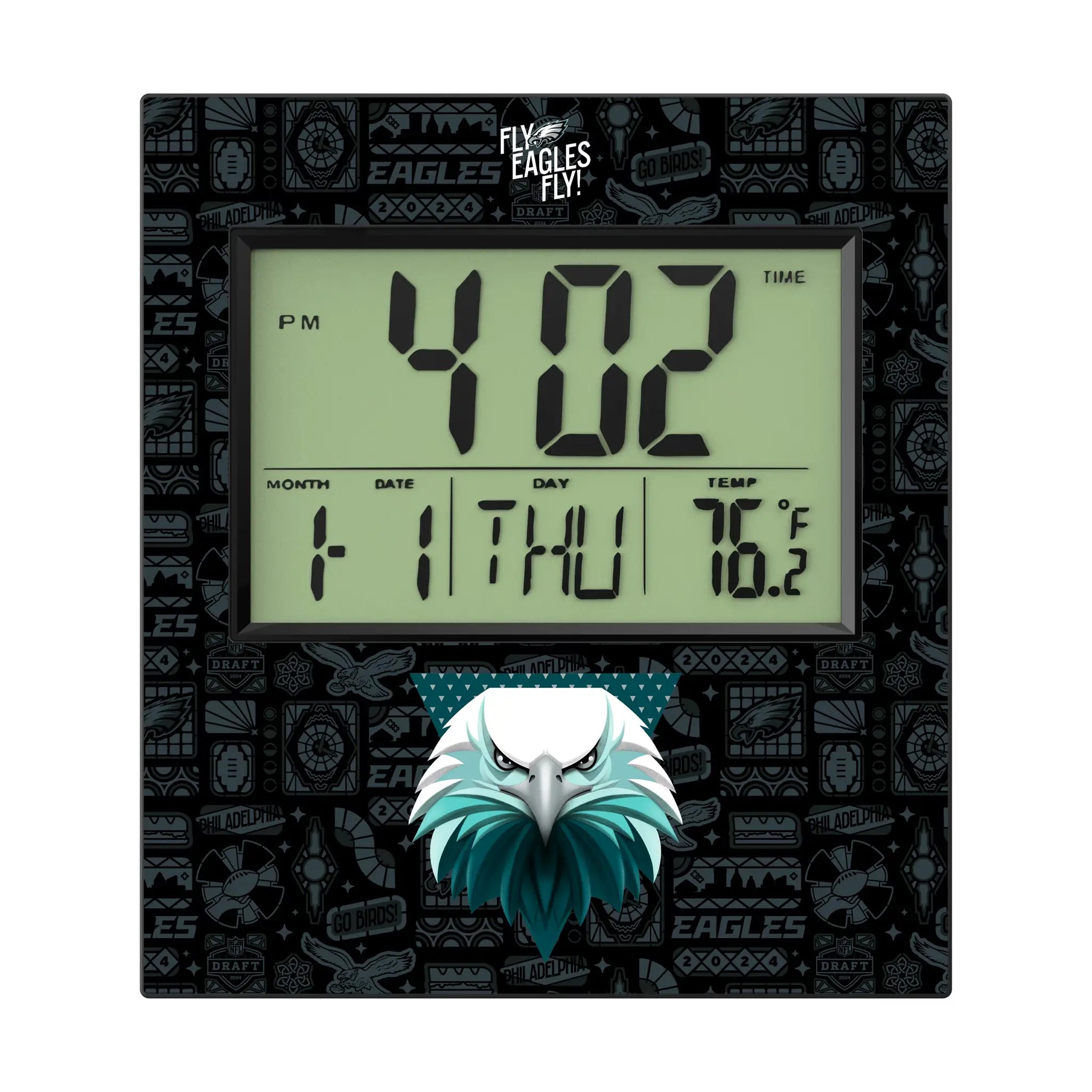 Philadelphia Eagles Deco Wall Clock