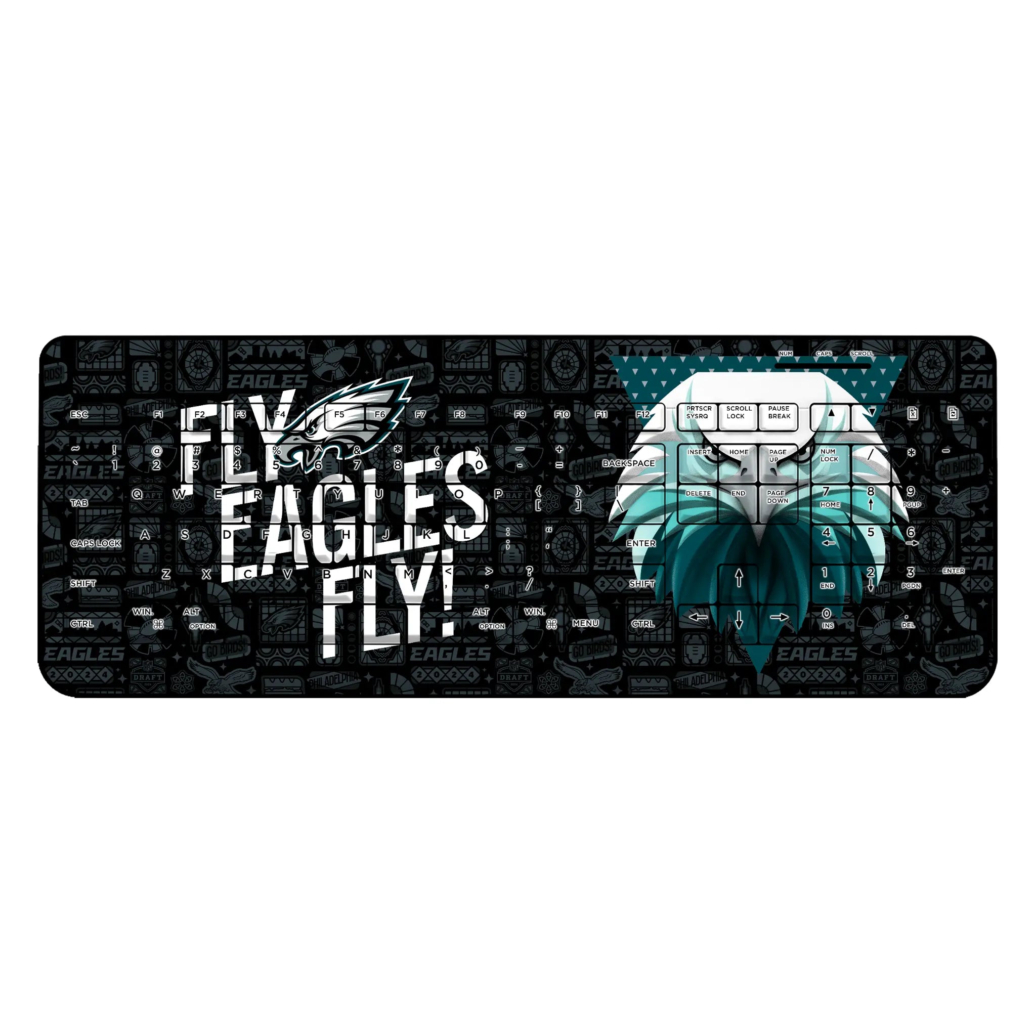 Philadelphia Eagles Deco Wireless USB Keyboard