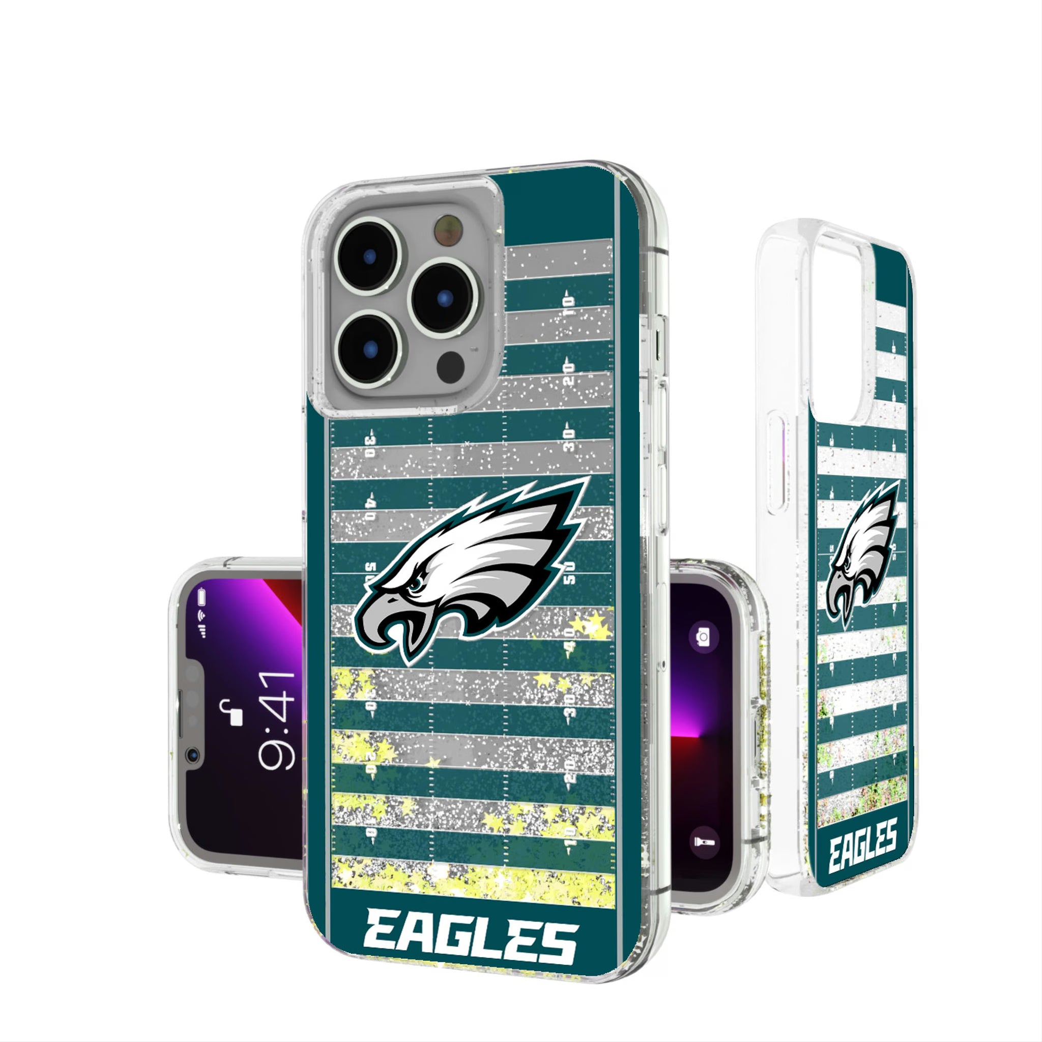 Philadelphia Eagles Field iPhone Glitter Phone Case for Apple iPhone