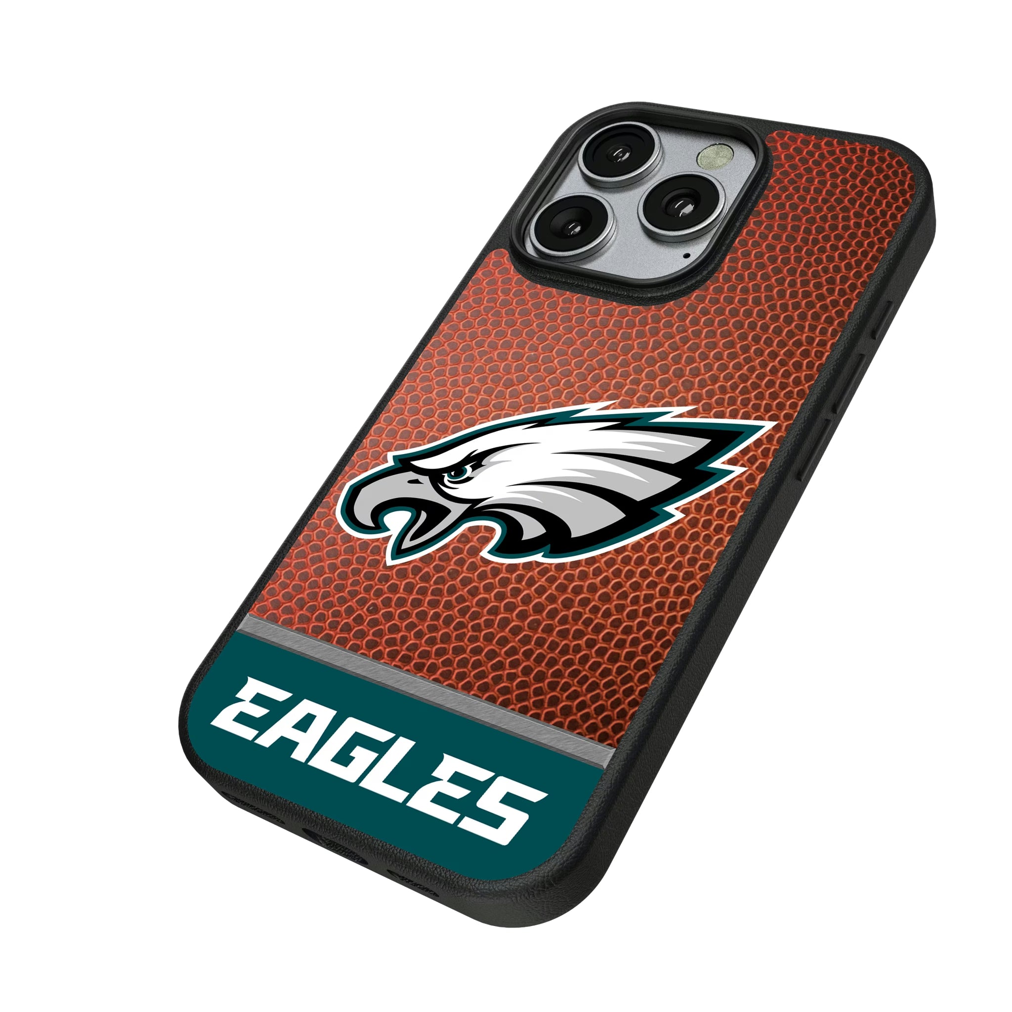 Philadelphia Eagles Football Wordmark iPhone MagSafe Compatible Phone Case for Apple iPhone - Isometric View