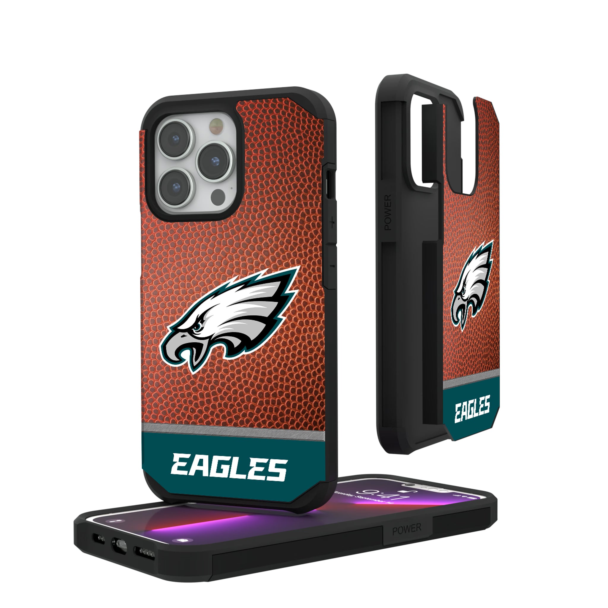 Philadelphia Eagles Football Wordmark iPhone Rugged Phone Case for Apple iPhone