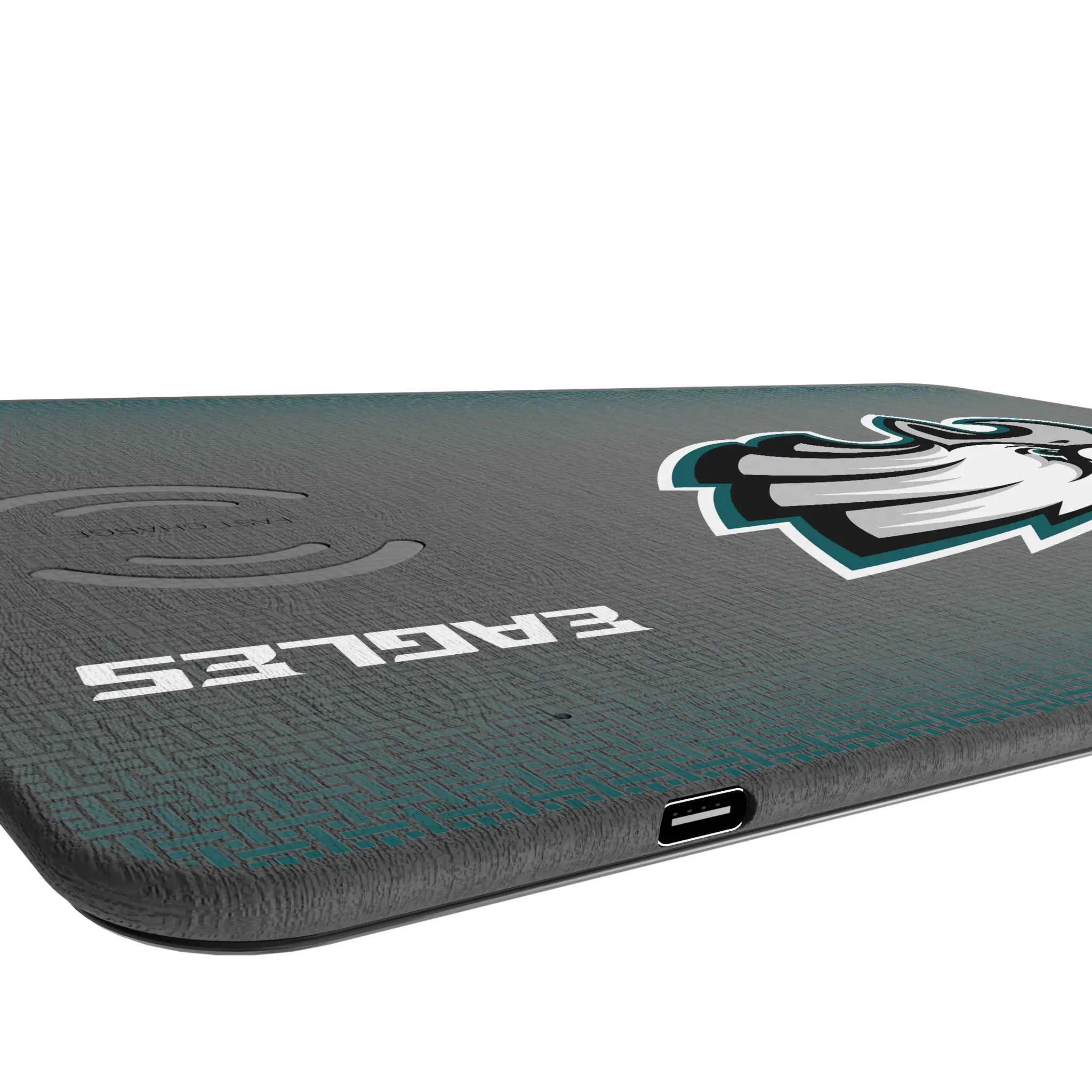 Philadelphia Eagles Linen 15-Watt Wireless Charger and Mouse Pad