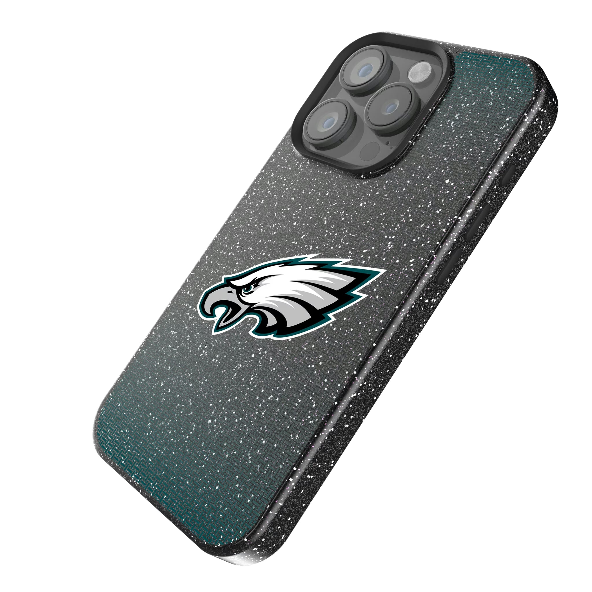 Philadelphia Eagles Linen iPhone Bling Phone Case for Apple iPhone - Isometric View