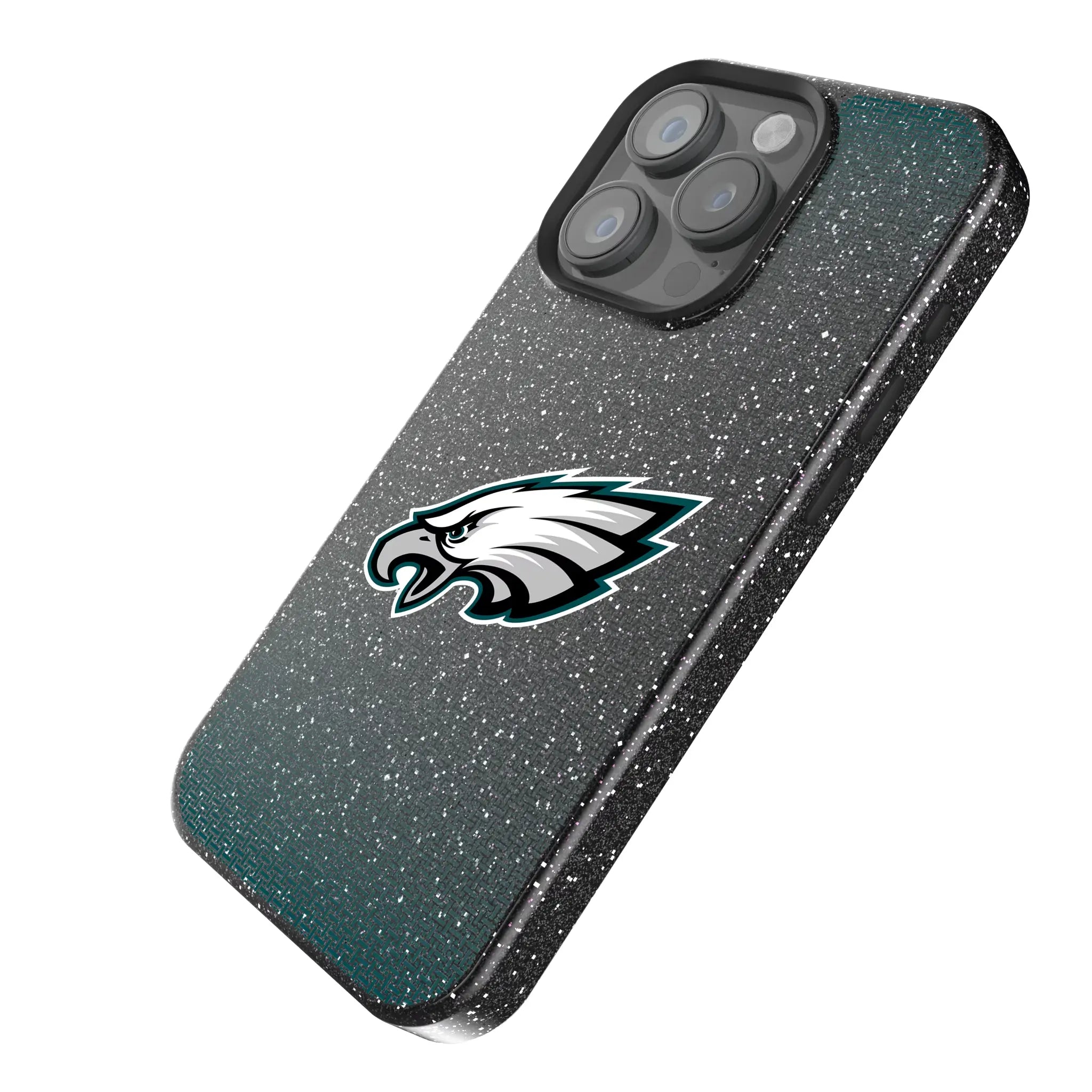 Philadelphia Eagles Linen iPhone Bling Phone Case for Apple iPhone - Isometric View