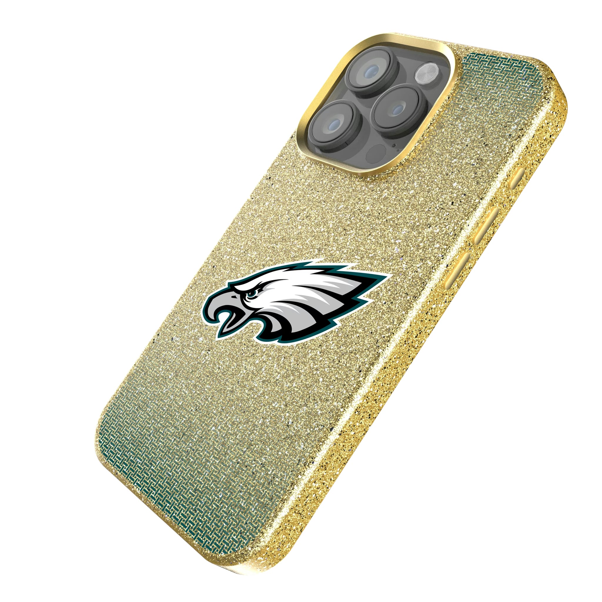 Philadelphia Eagles Linen iPhone Bling Phone Case for Apple iPhone - Isometric View