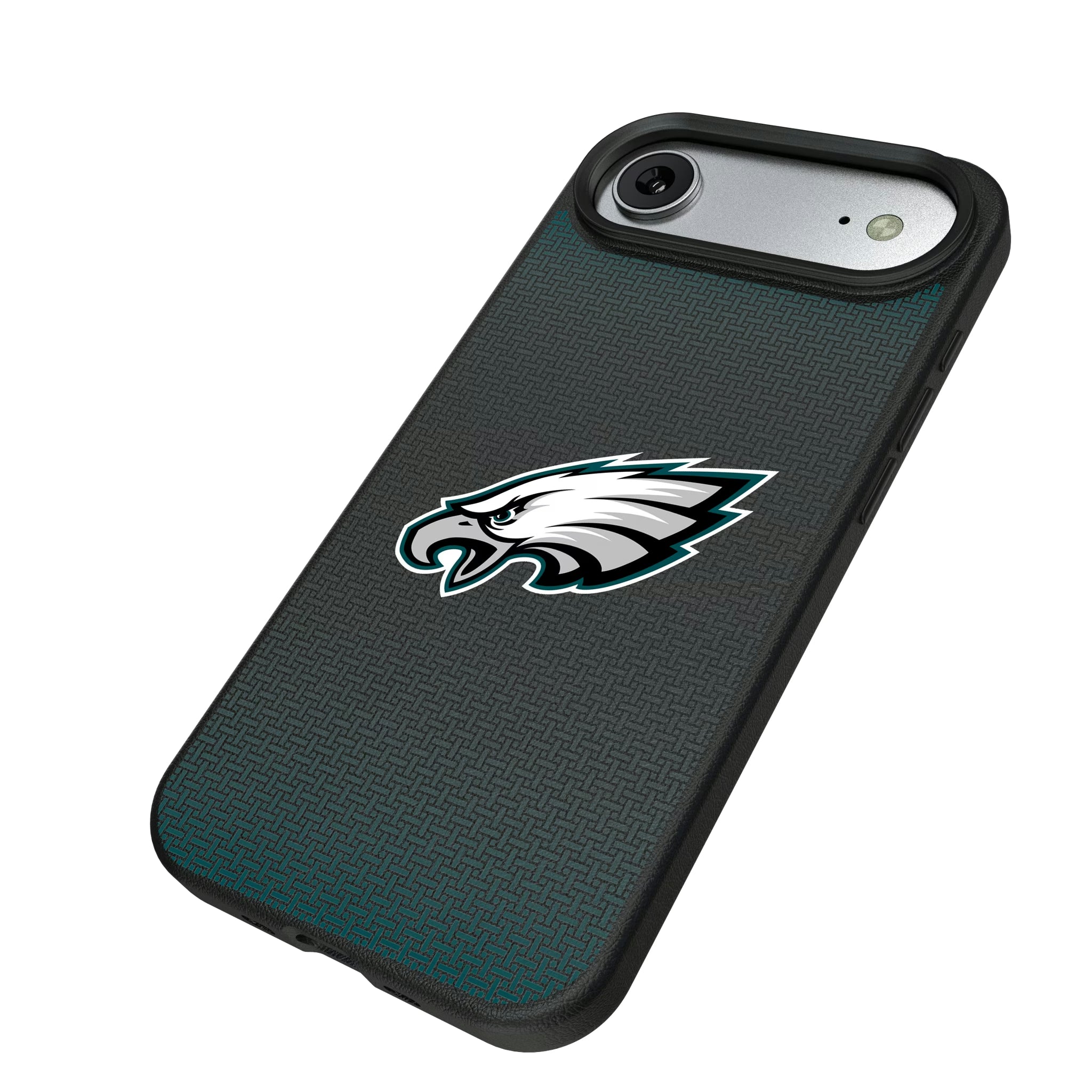 Philadelphia Eagles Linen iPhone MagSafe Compatible Phone Case for Apple iPhone - Isometric View#Device_iPhone Air