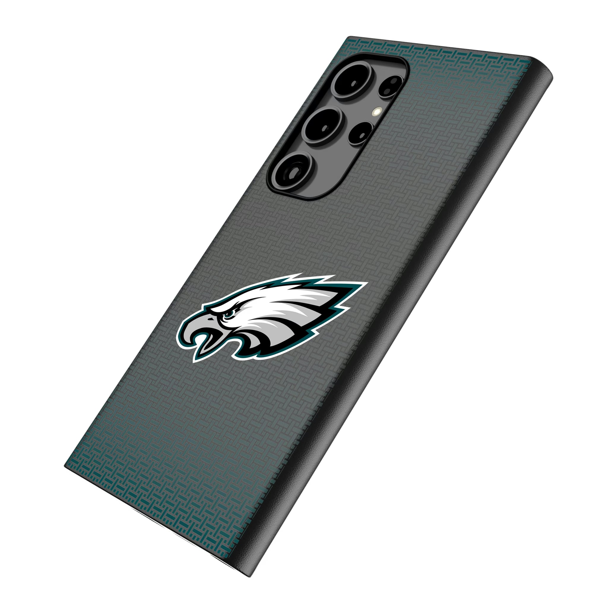 Philadelphia Eagles Linen Galaxy MagSafe Compatible Phone Case for Samsung Galaxy - Isometric View