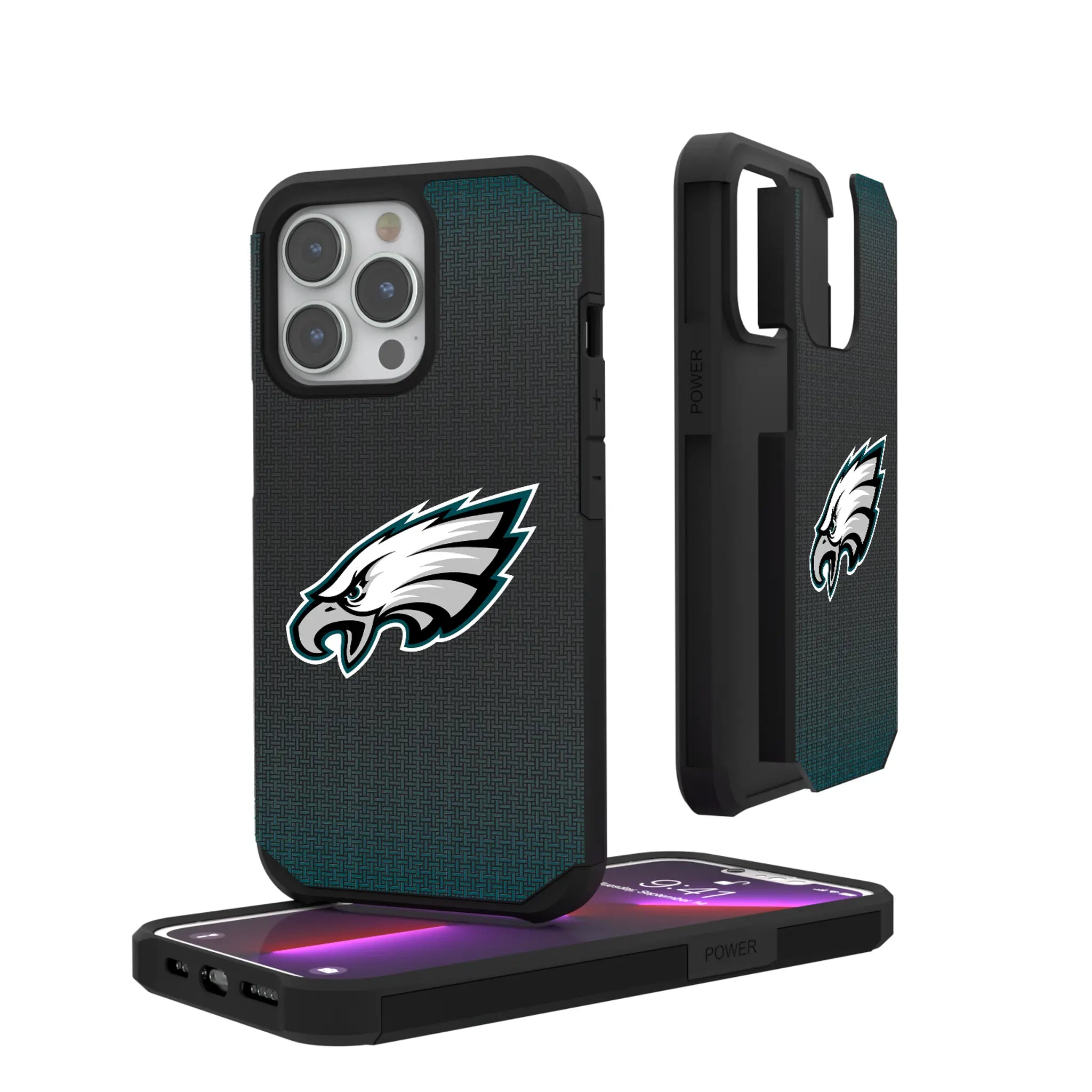 Philadelphia Eagles Linen iPhone Rugged Phone Case for Apple iPhone