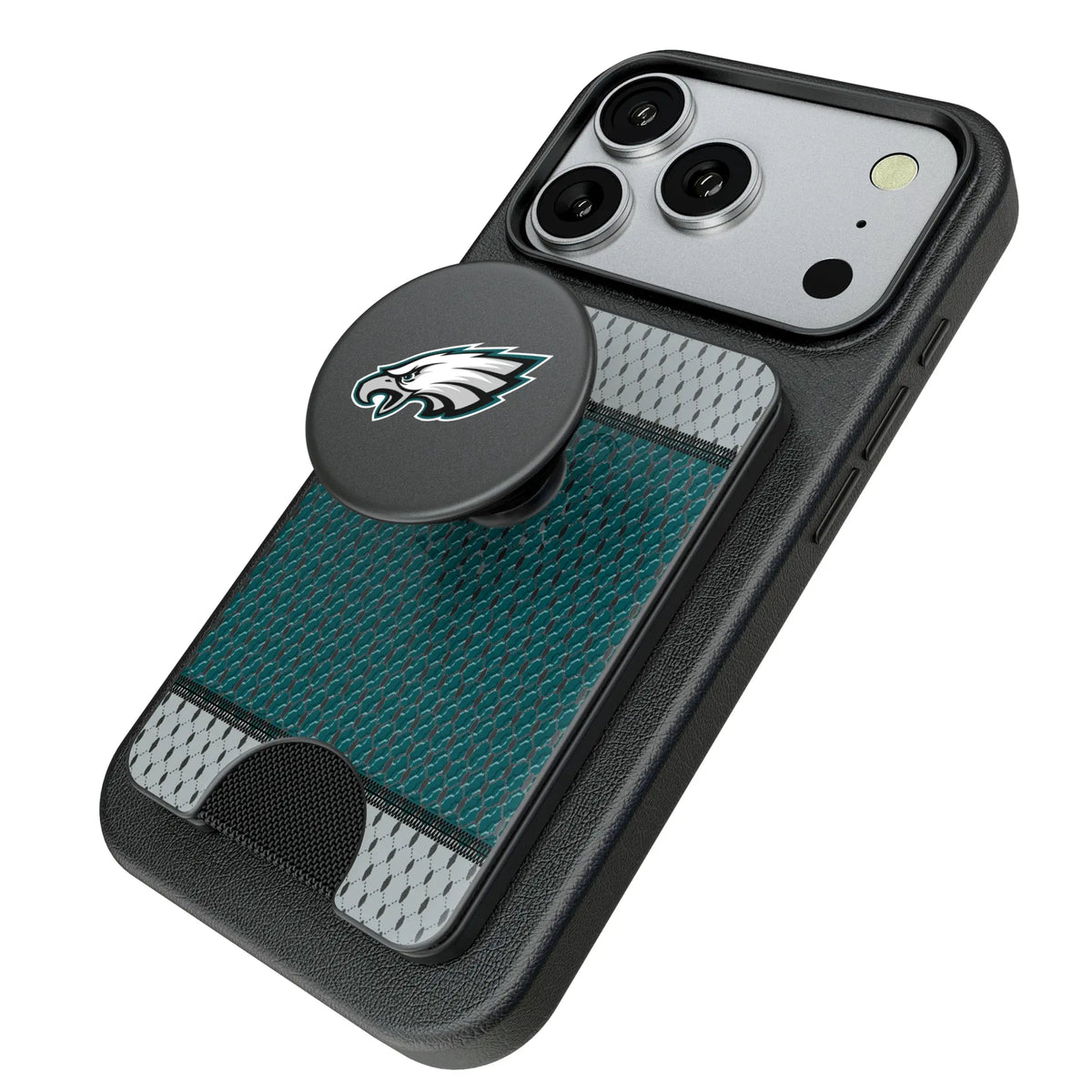 Philadelphia Eagles Mesh Popsockets Wallet Magnetic - Isometric View