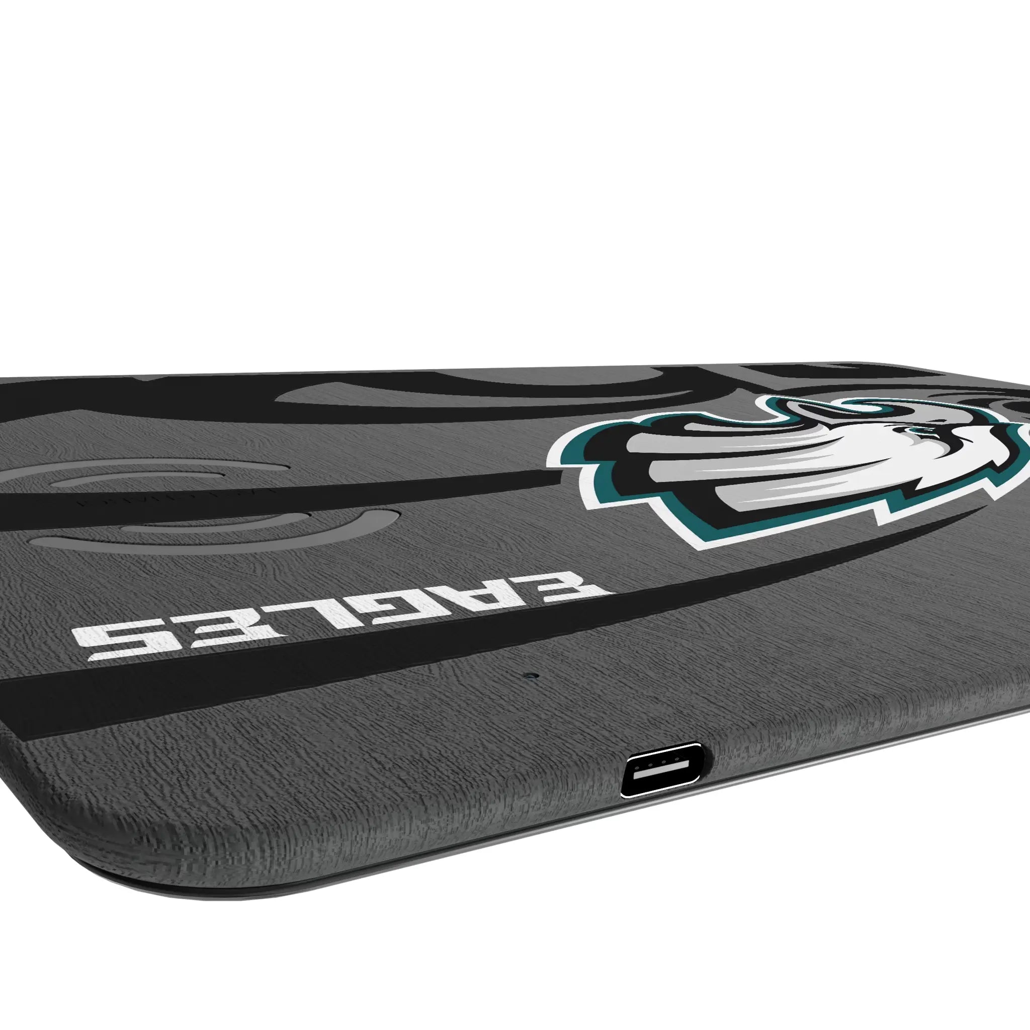 Philadelphia Eagles Monocolor Tilt 15-Watt Wireless Charger and Mouse Pad