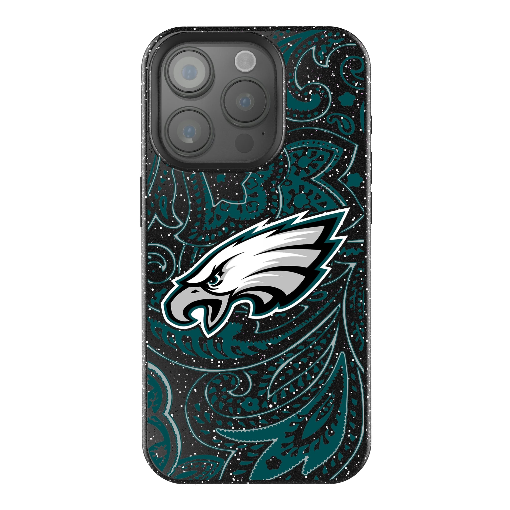 Philadelphia Eagles Paisley iPhone Bling Phone Case for Apple iPhone