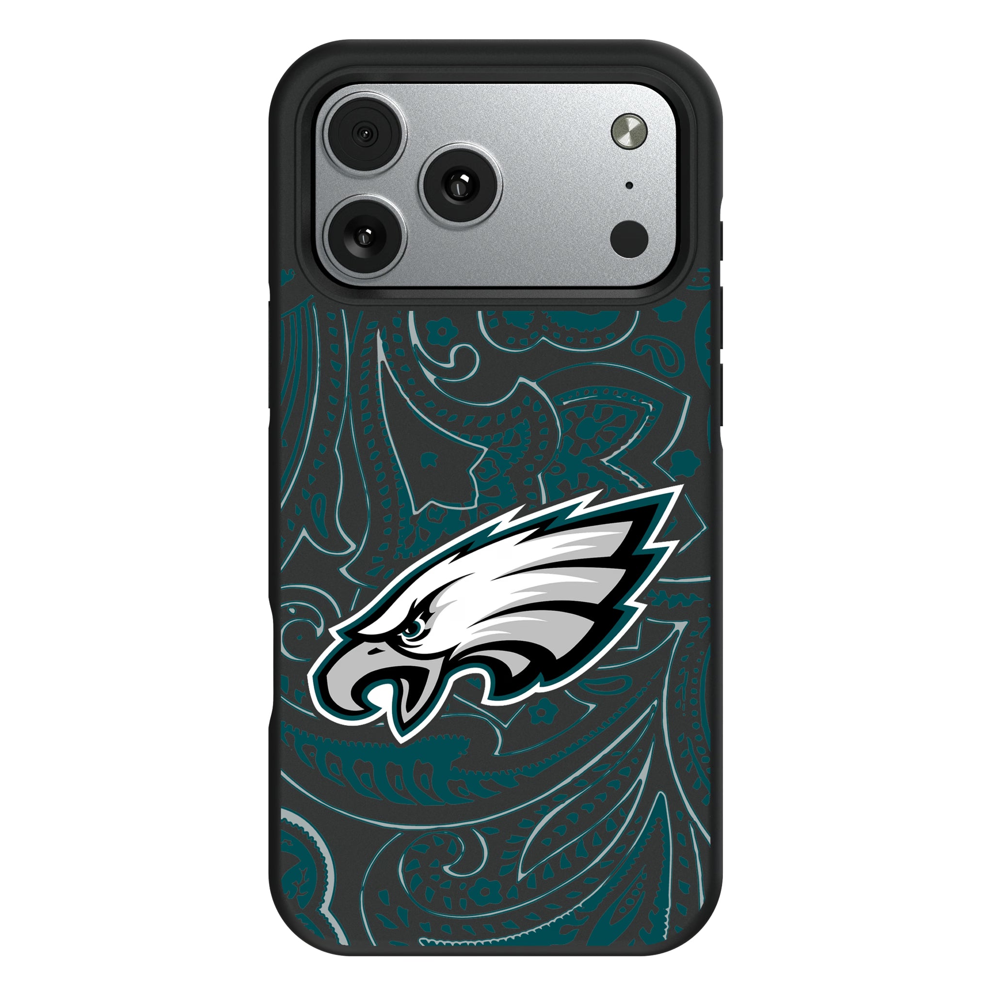 Philadelphia Eagles Paisley iPhone Bump Phone Case for Apple iPhone#Device_iPhone 17 Pro Max