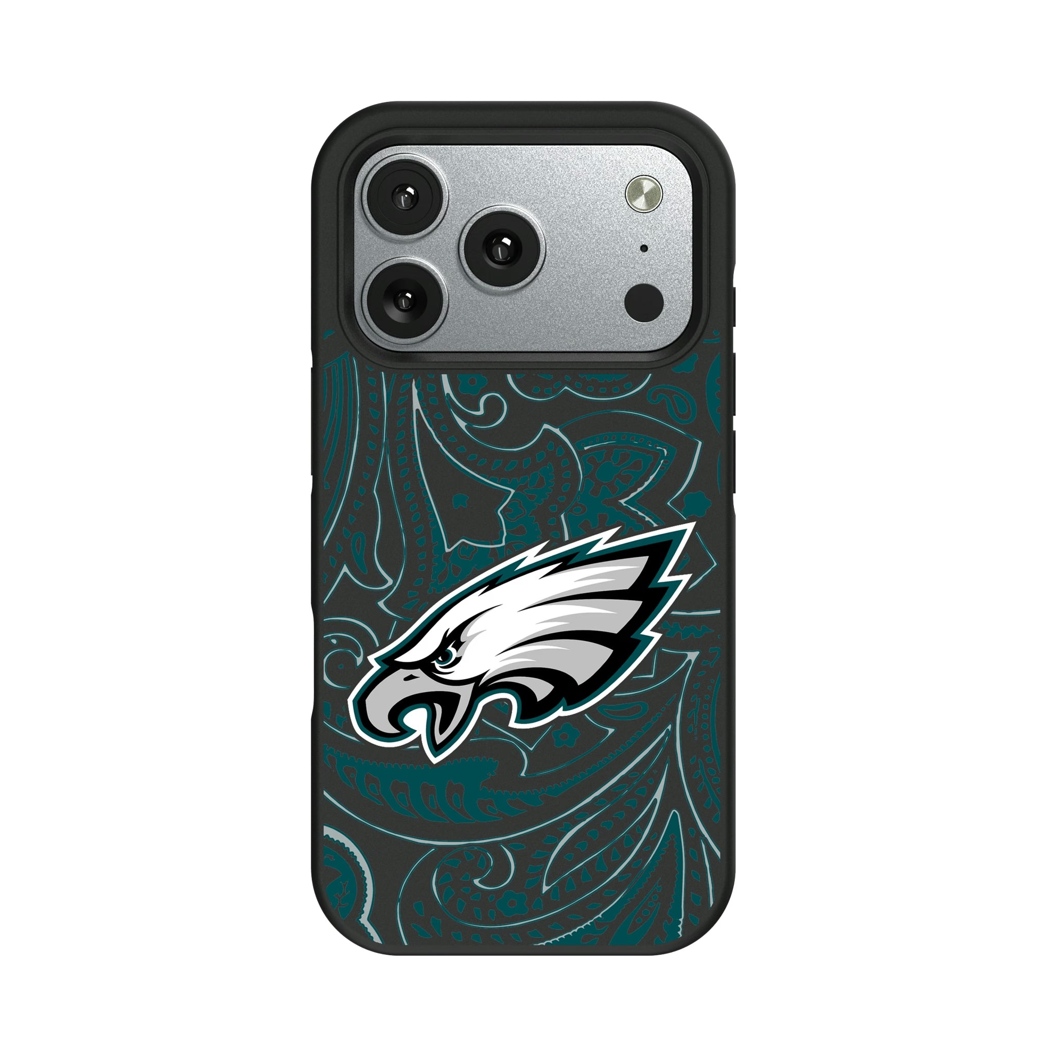 Philadelphia Eagles Paisley iPhone Bump Phone Case for Apple iPhone#Device_iPhone 17 Pro