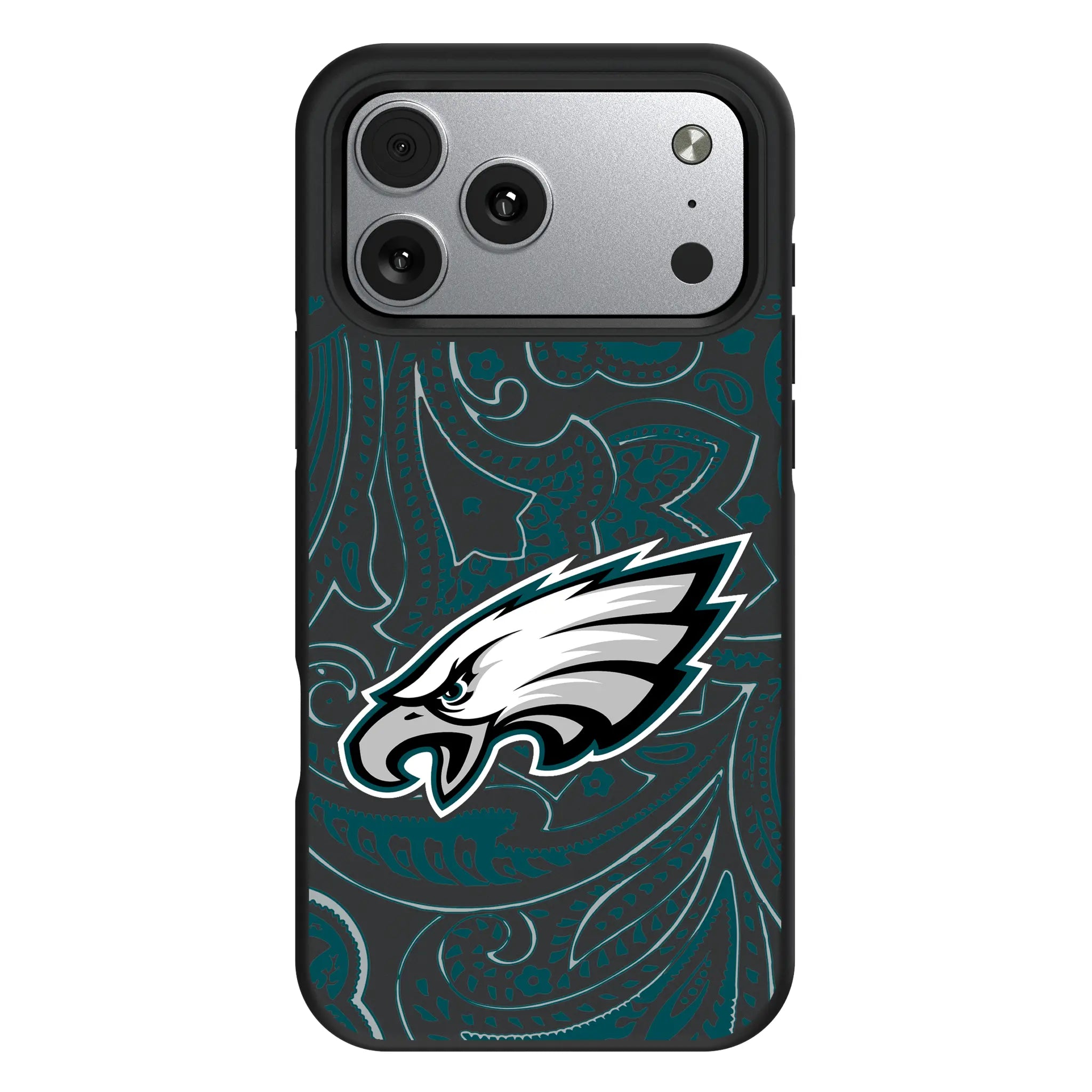 Philadelphia Eagles Paisley iPhone Bump Phone Case for Apple iPhone#Device_iPhone 17 Pro Max