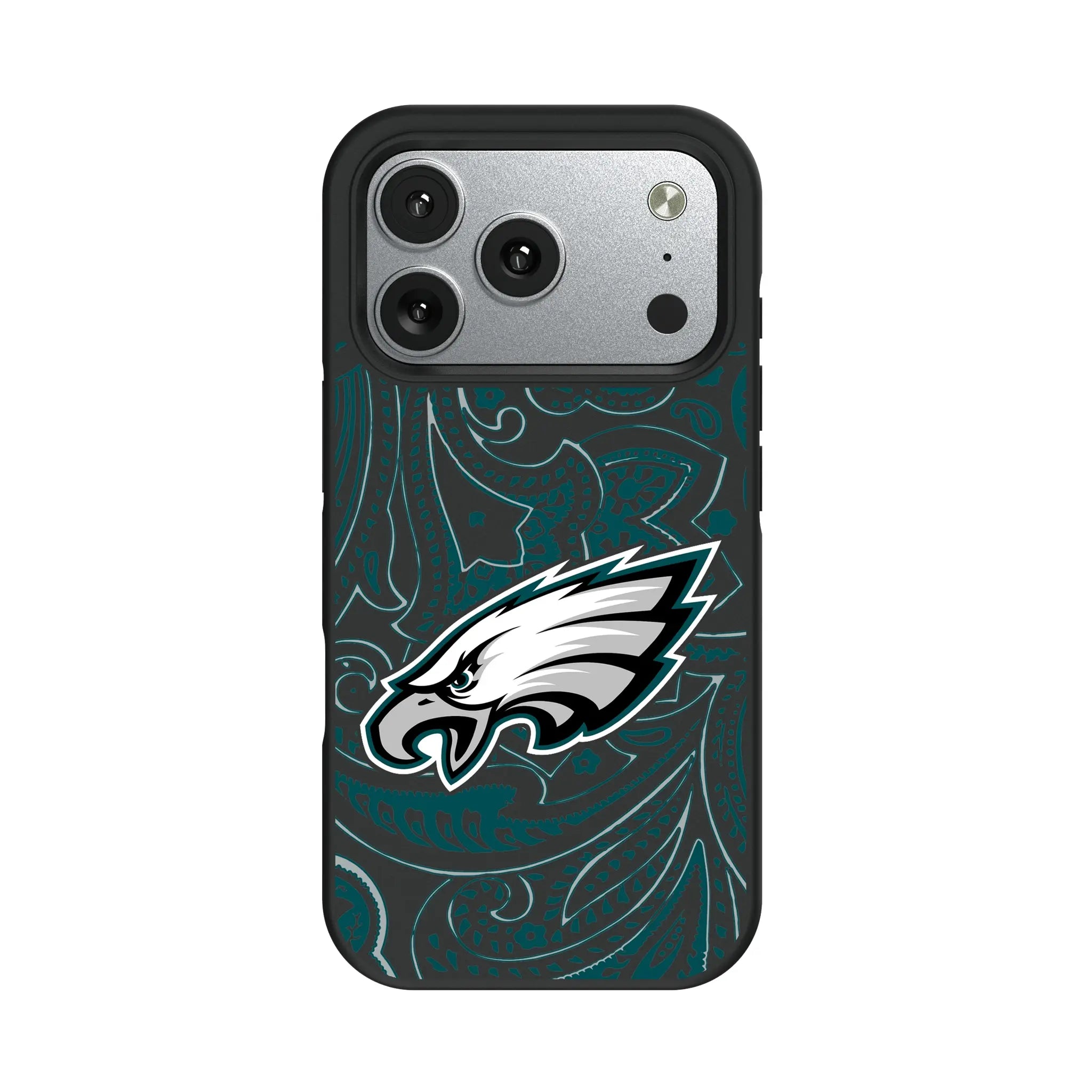 Philadelphia Eagles Paisley iPhone Bump Phone Case for Apple iPhone#Device_iPhone 17 Pro