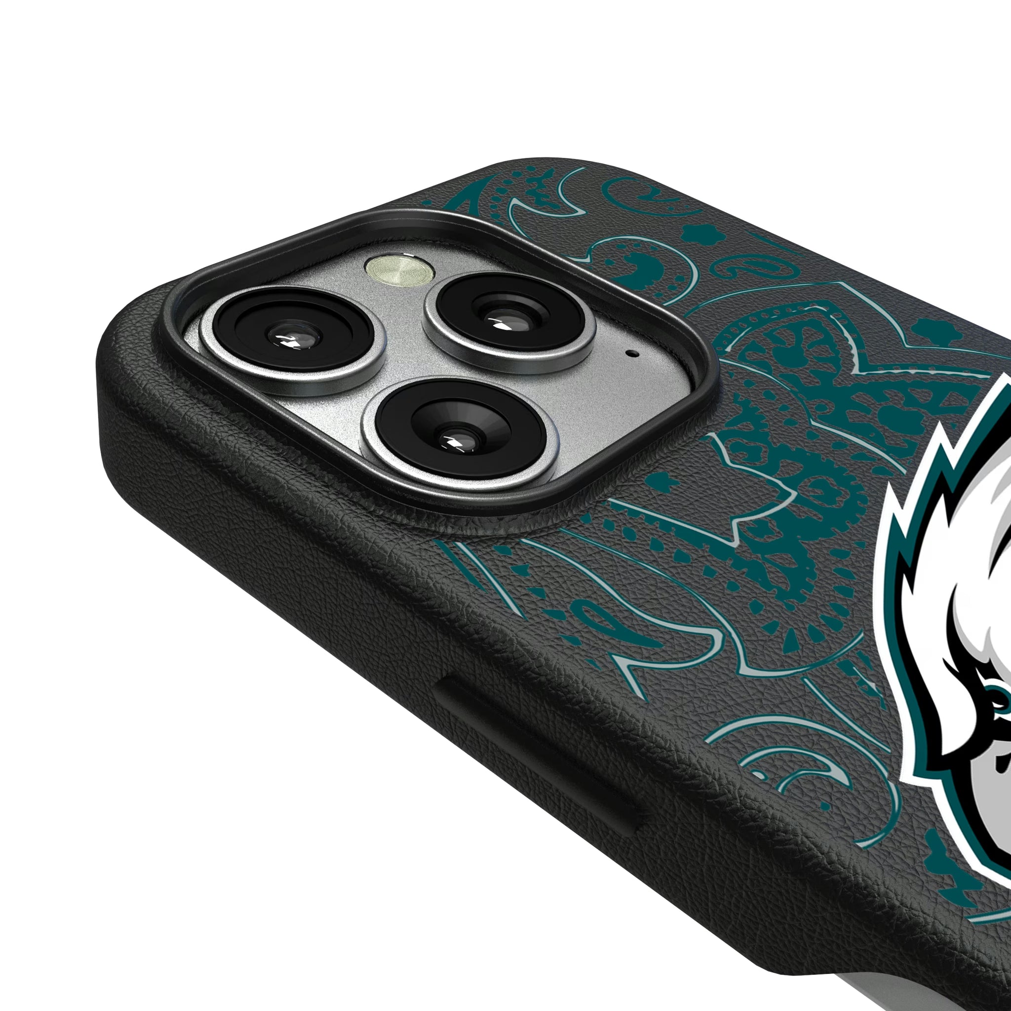 Philadelphia Eagles Paisley iPhone MagSafe Compatible Phone Case for Apple iPhone - Detail