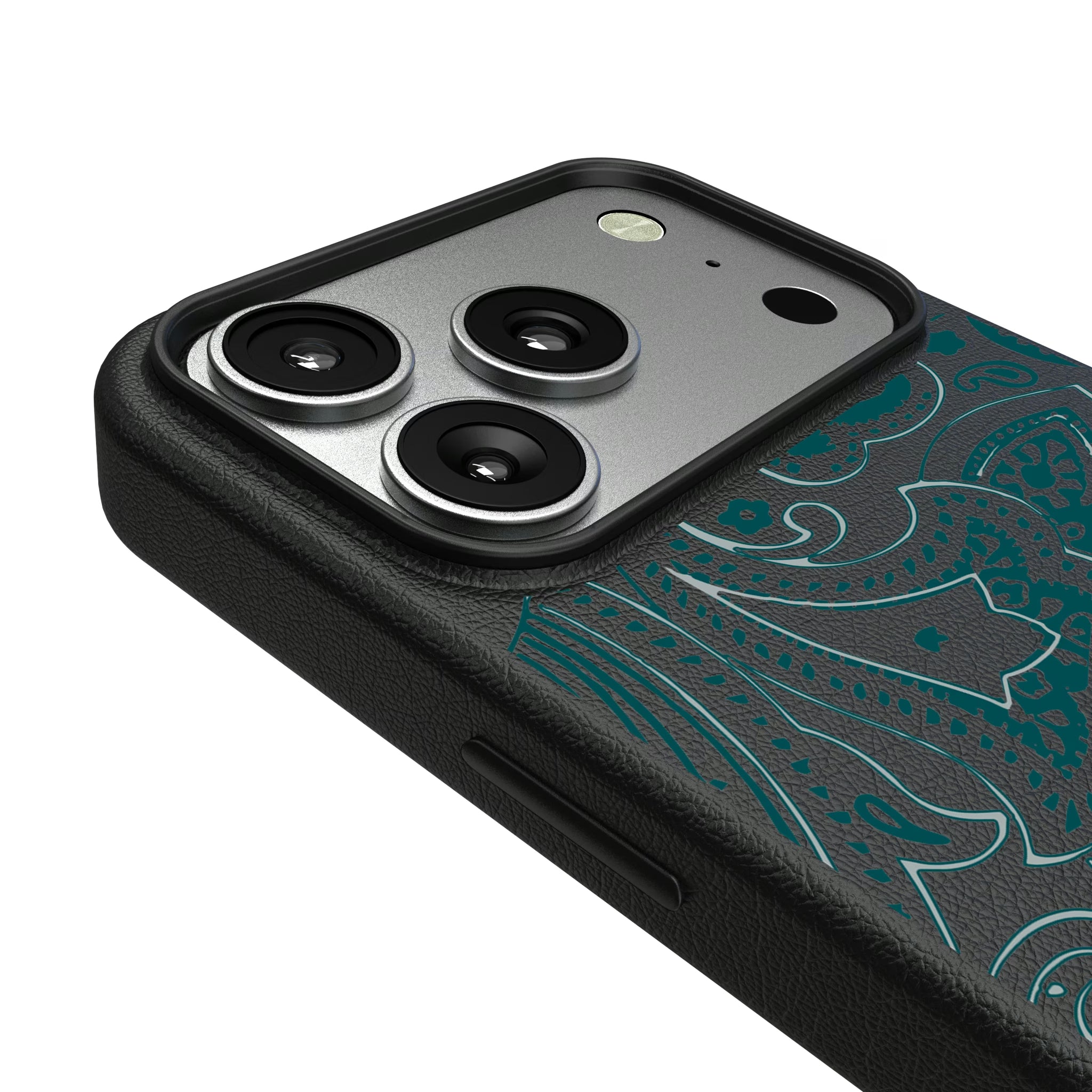 Philadelphia Eagles Paisley iPhone MagSafe Compatible Phone Case for Apple iPhone - Detail#Device_iPhone 17 Pro