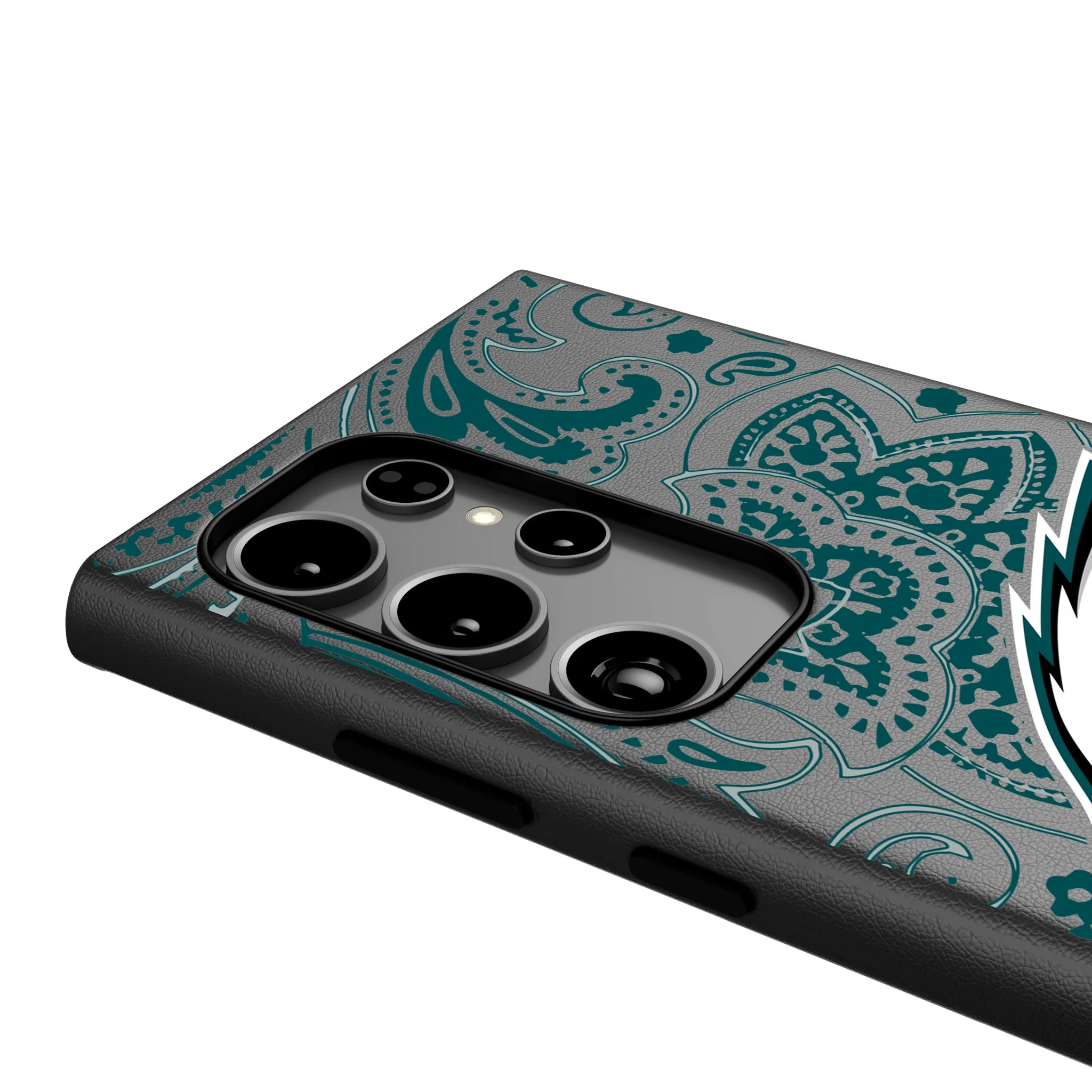 Philadelphia Eagles Paisley Galaxy MagSafe Compatible Phone Case for Samsung Galaxy - Detail