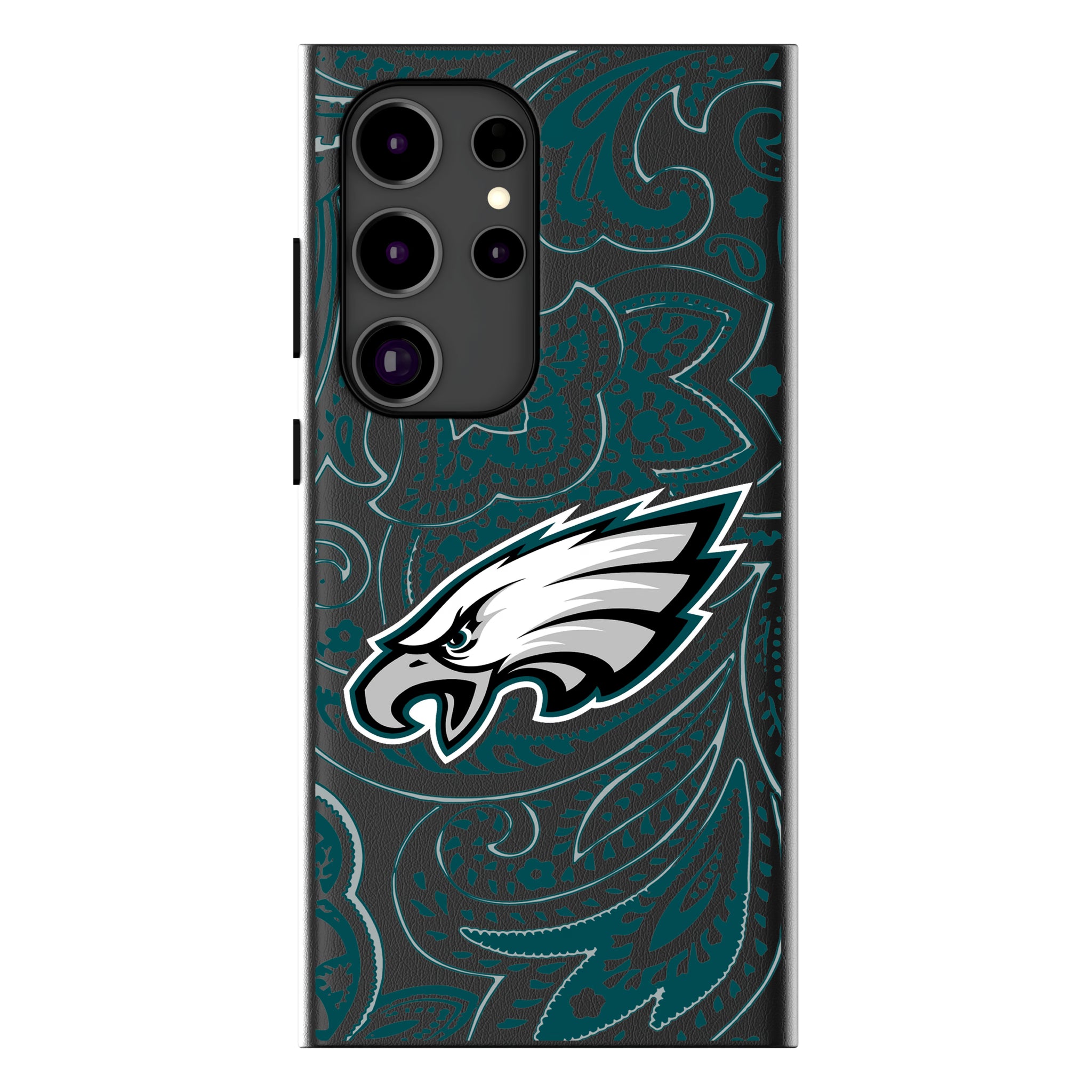 Philadelphia Eagles Paisley Galaxy MagSafe Compatible Phone Case for Samsung Galaxy
