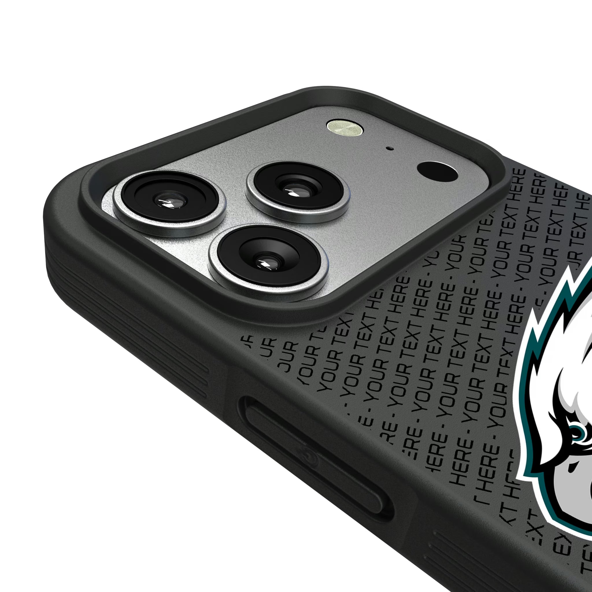 Philadelphia Eagles Personalized EndZone Plus iPhone Bump Phone Case for Apple iPhone - Detail#Device_iPhone 17 Pro