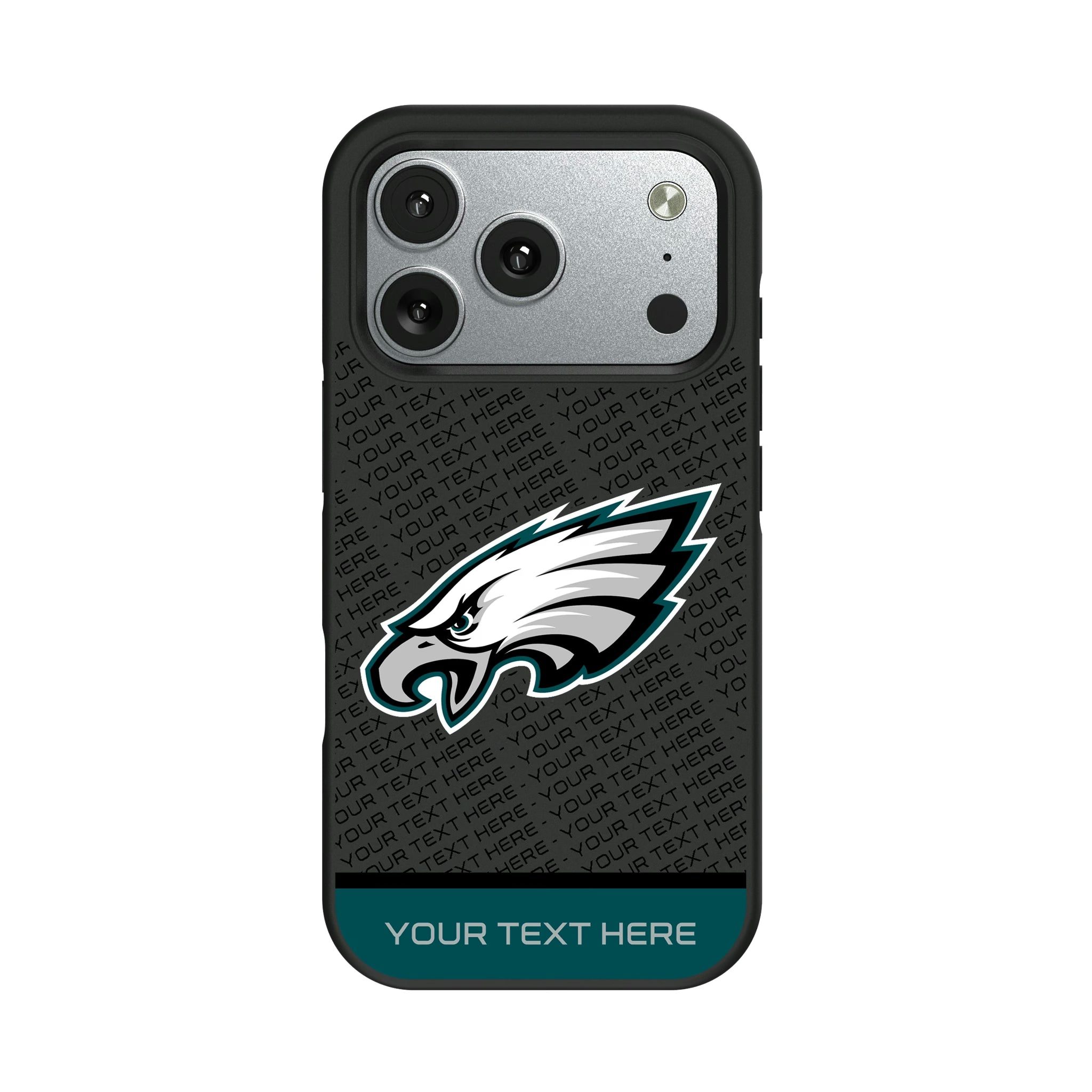 Philadelphia Eagles Personalized EndZone Plus iPhone Bump Phone Case for Apple iPhone#Device_iPhone 17 Pro