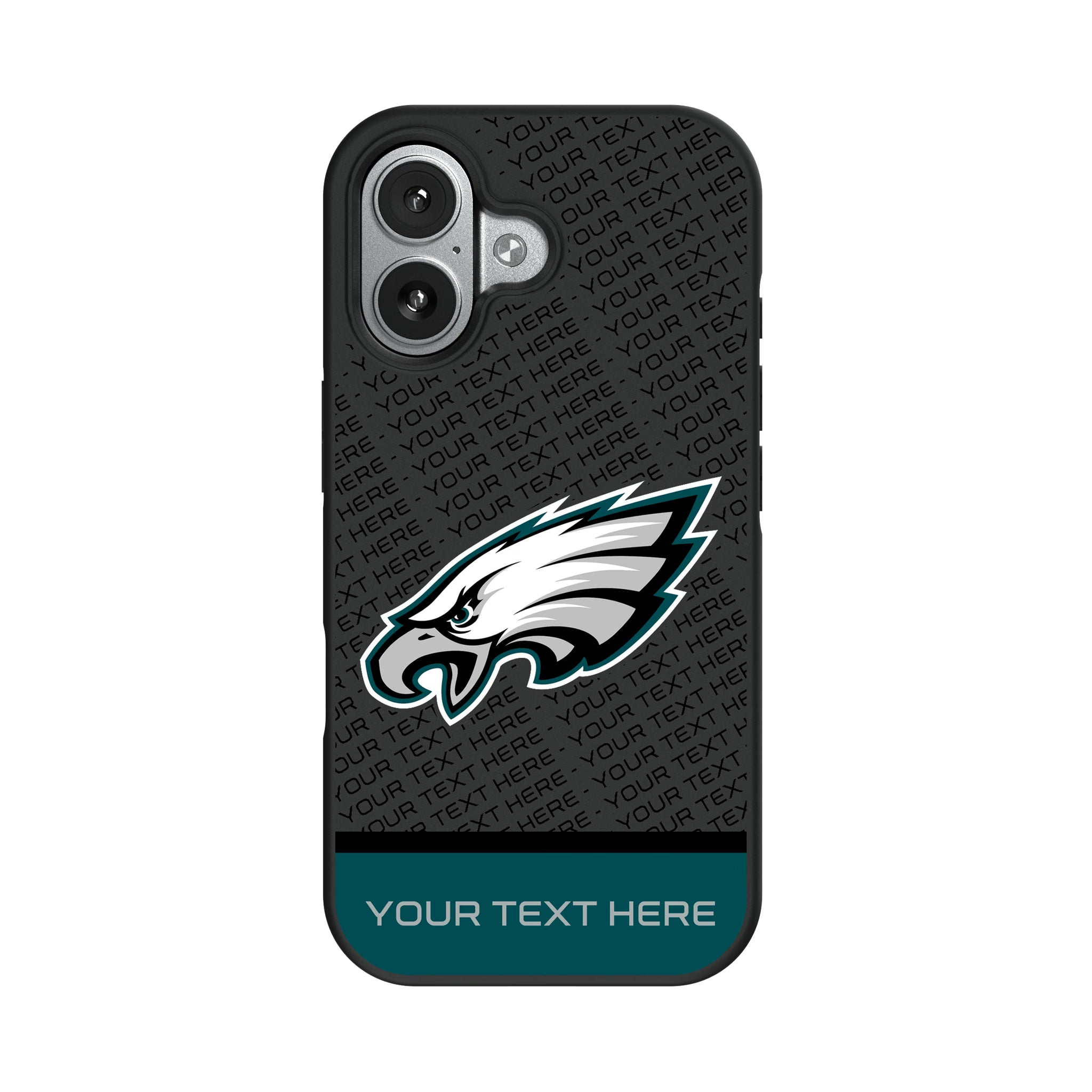 Philadelphia Eagles Personalized EndZone Plus iPhone Bump Phone Case for Apple iPhone#Device_iPhone 17