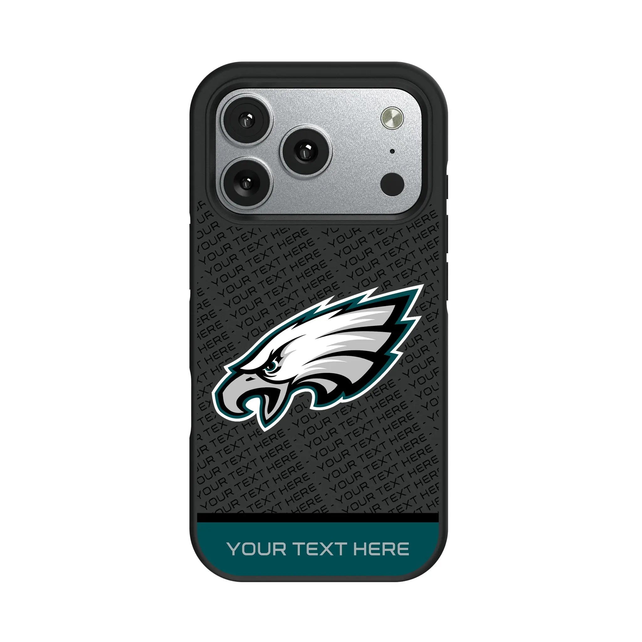 Philadelphia Eagles Personalized EndZone Plus iPhone Bump Phone Case for Apple iPhone#Device_iPhone 17 Pro