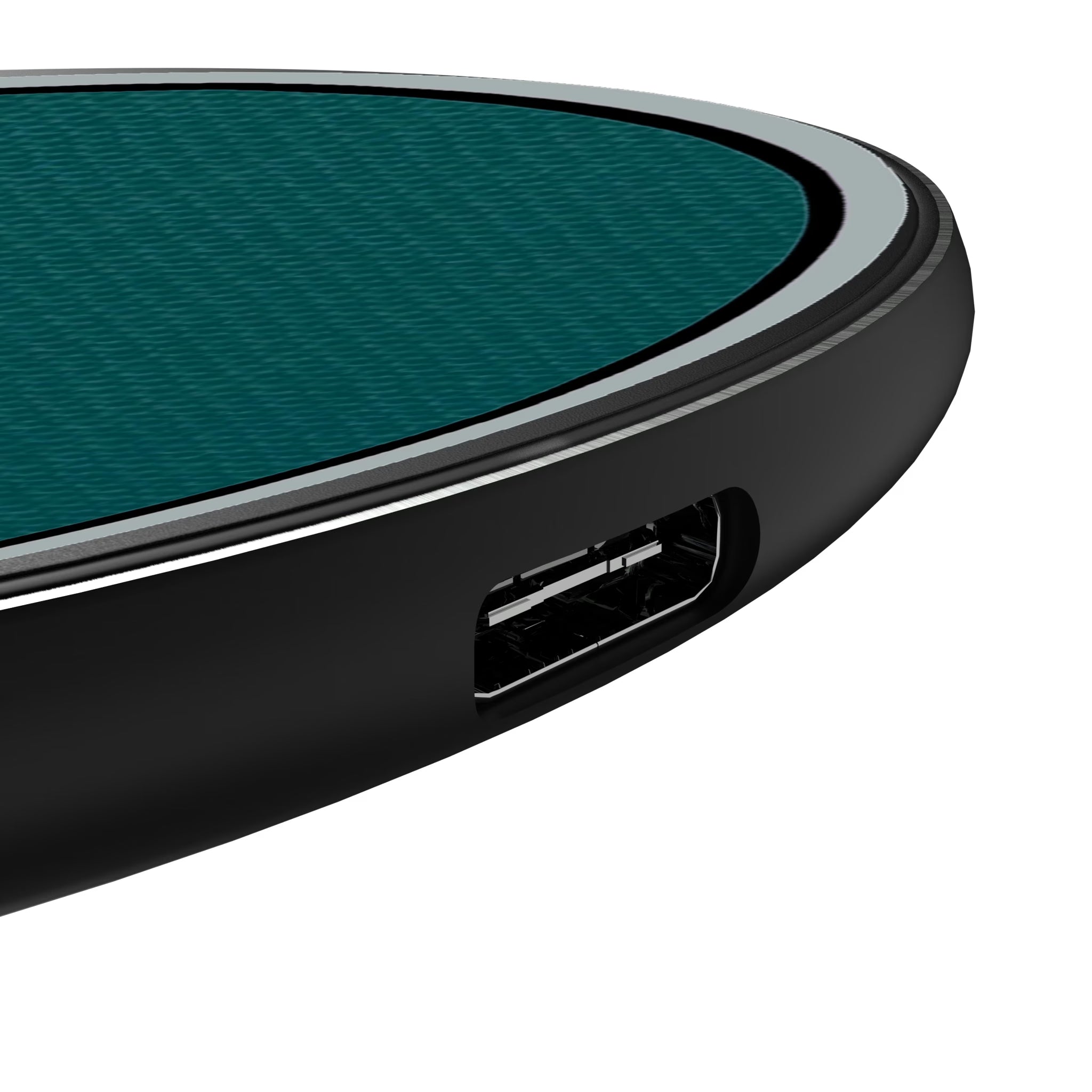 Philadelphia Eagles Personalized Endzone Solid 15-Watt Wireless Charger - Detail