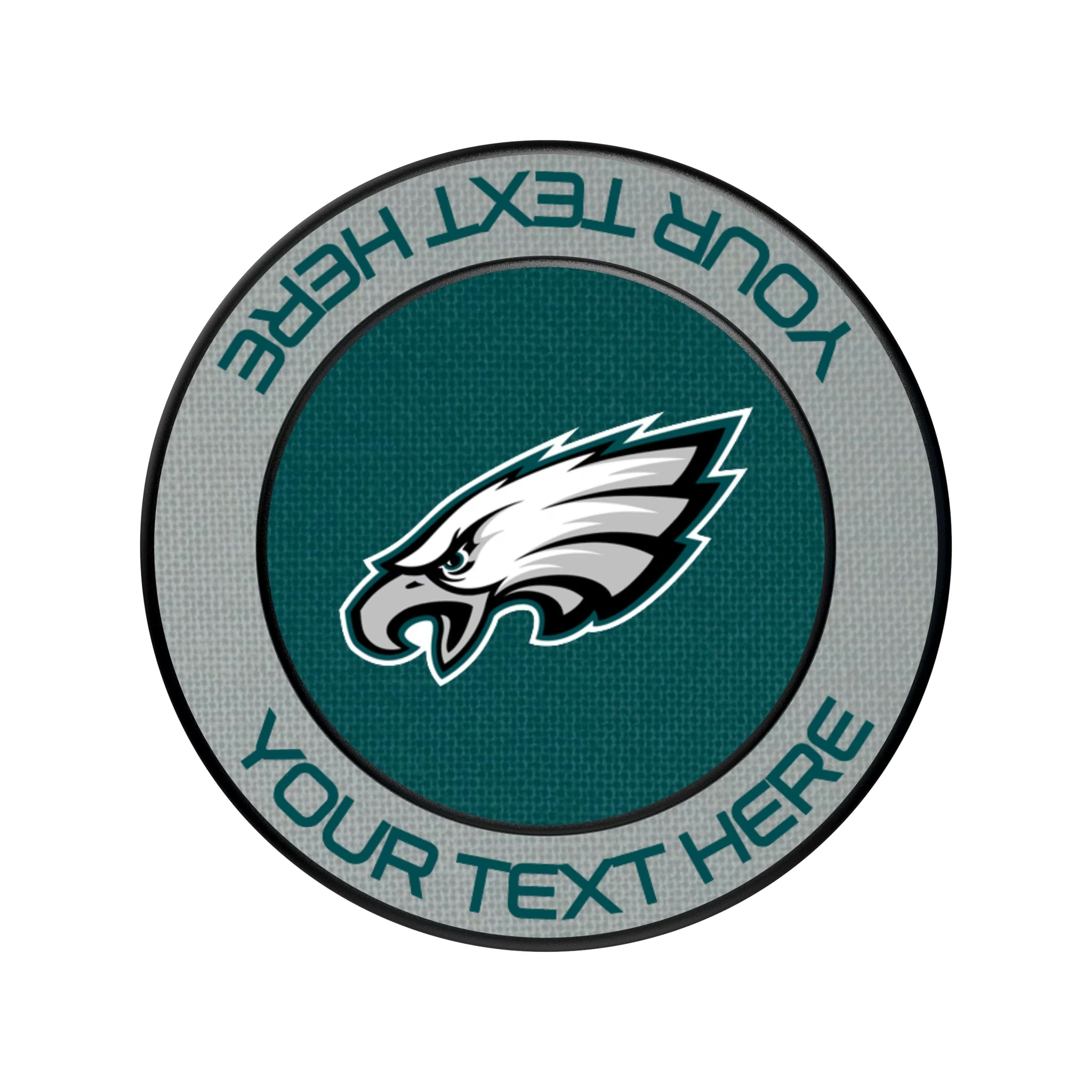 Philadelphia Eagles Personalized Endzone Solid Popsockets Round Magnetic