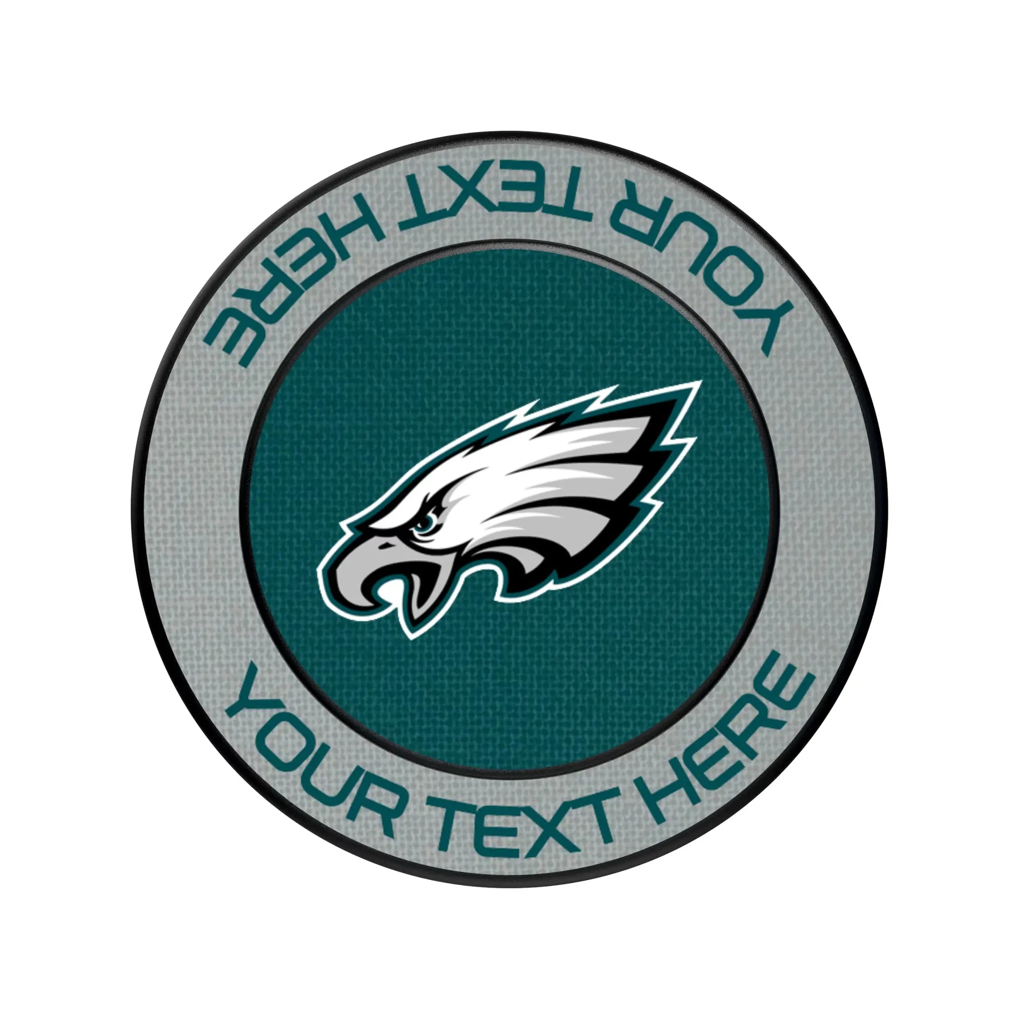 Philadelphia Eagles Personalized Endzone Solid Popsockets Round Magnetic