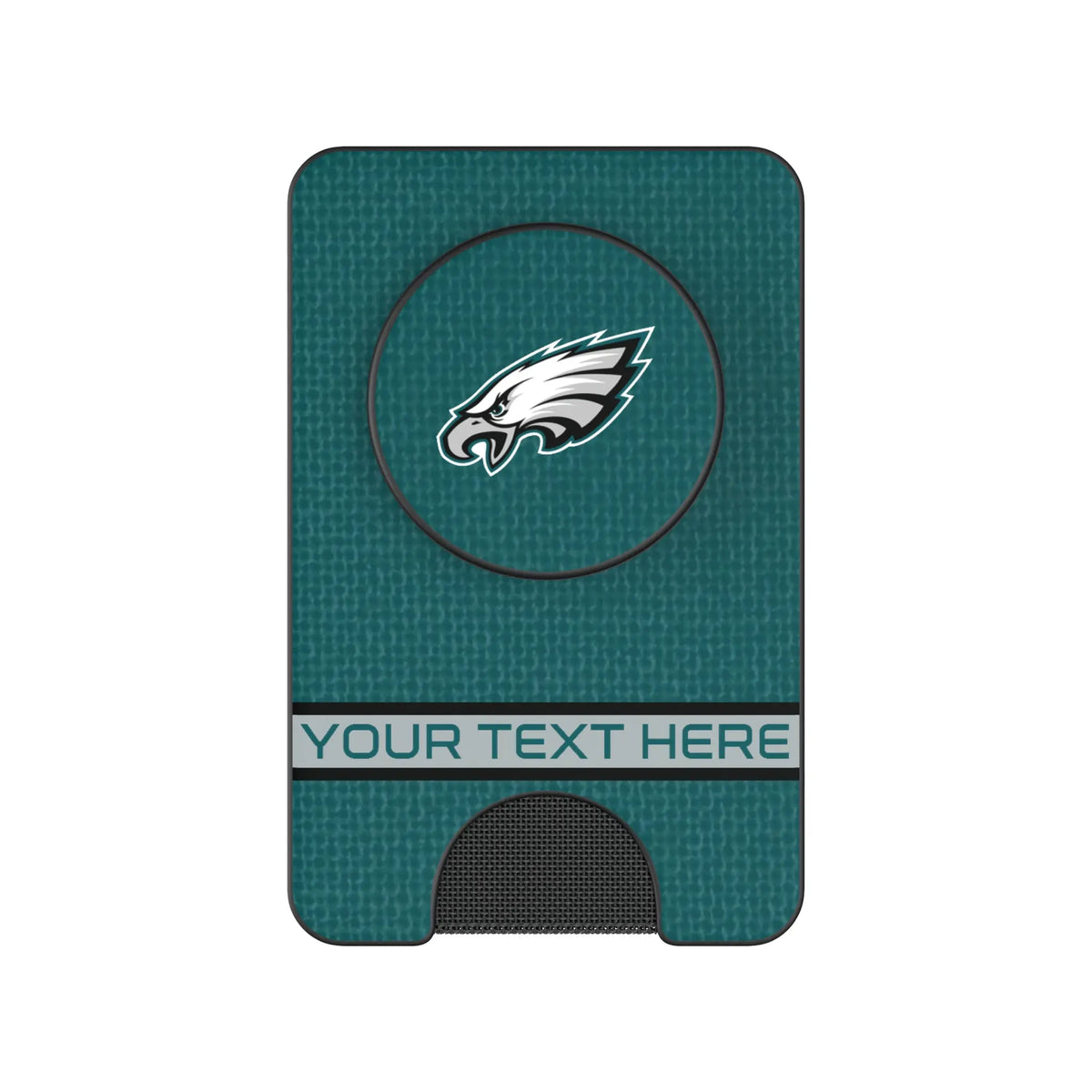 Philadelphia Eagles Personalized Endzone Solid Popsockets Wallet Magnetic