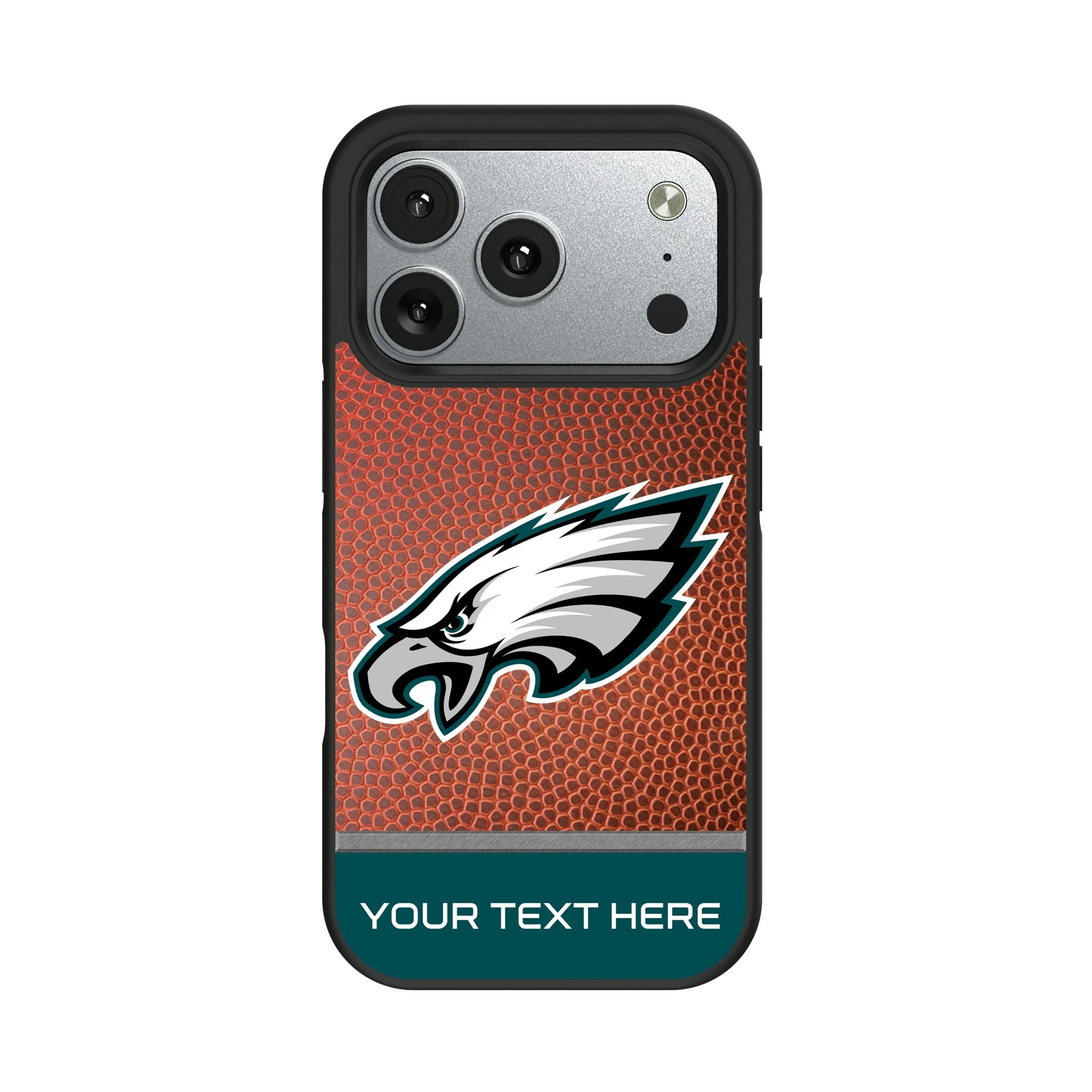 Philadelphia Eagles Personalized Football iPhone Bump Phone Case for Apple iPhone#Device_iPhone 17 Pro