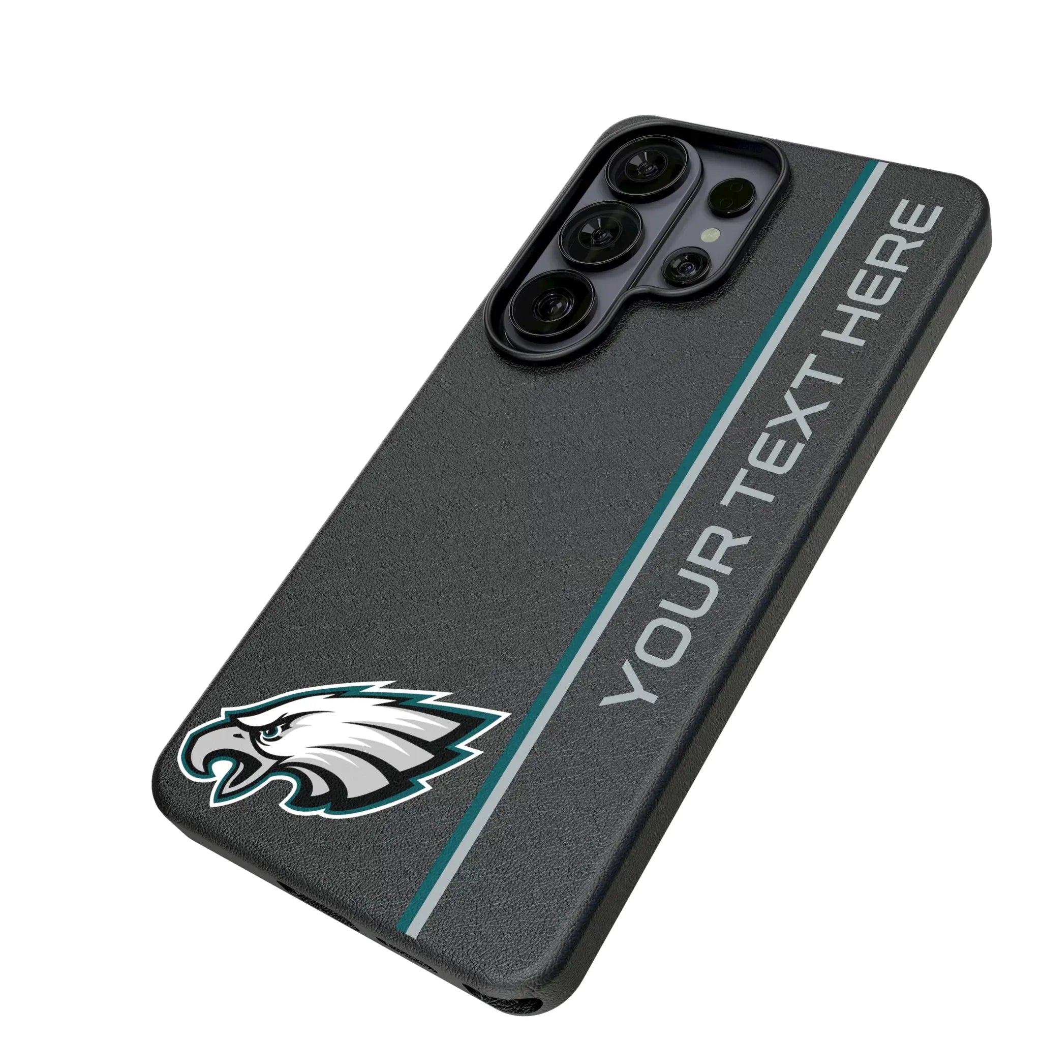 Philadelphia Eagles Personalized Sidebard Galaxy MagSafe Compatible Phone Case for Samsung Galaxy - Isometric View#Device_Galaxy S26 Ultra