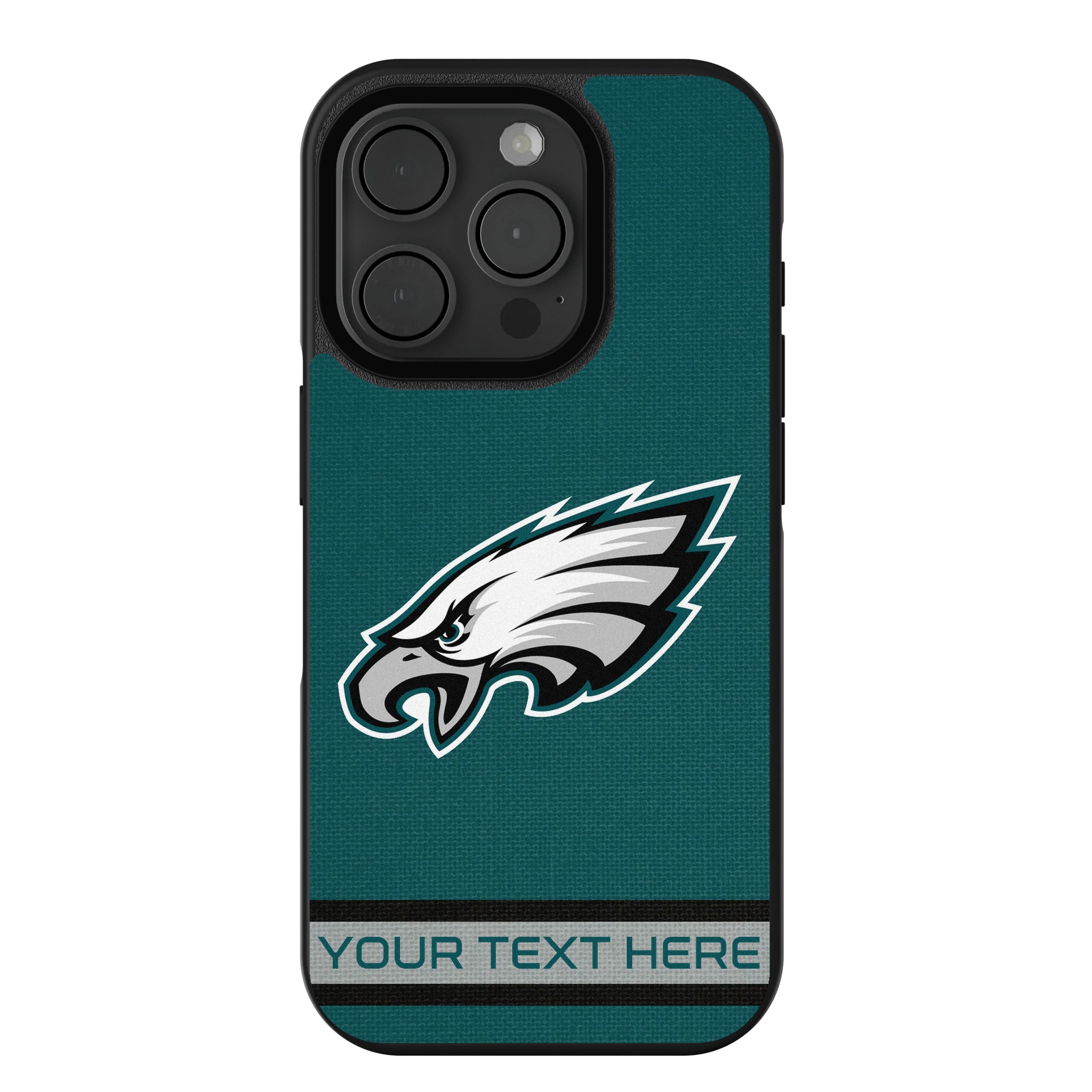 Philadelphia Eagles Personalized Stripe iPhone Bump Phone Case for Apple iPhone