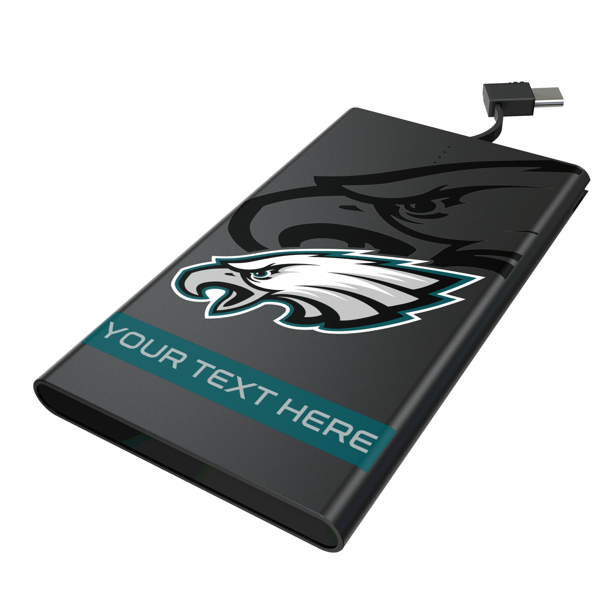 Philadelphia Eagles Personalized Tilt 5000mAh Flat Powerbank