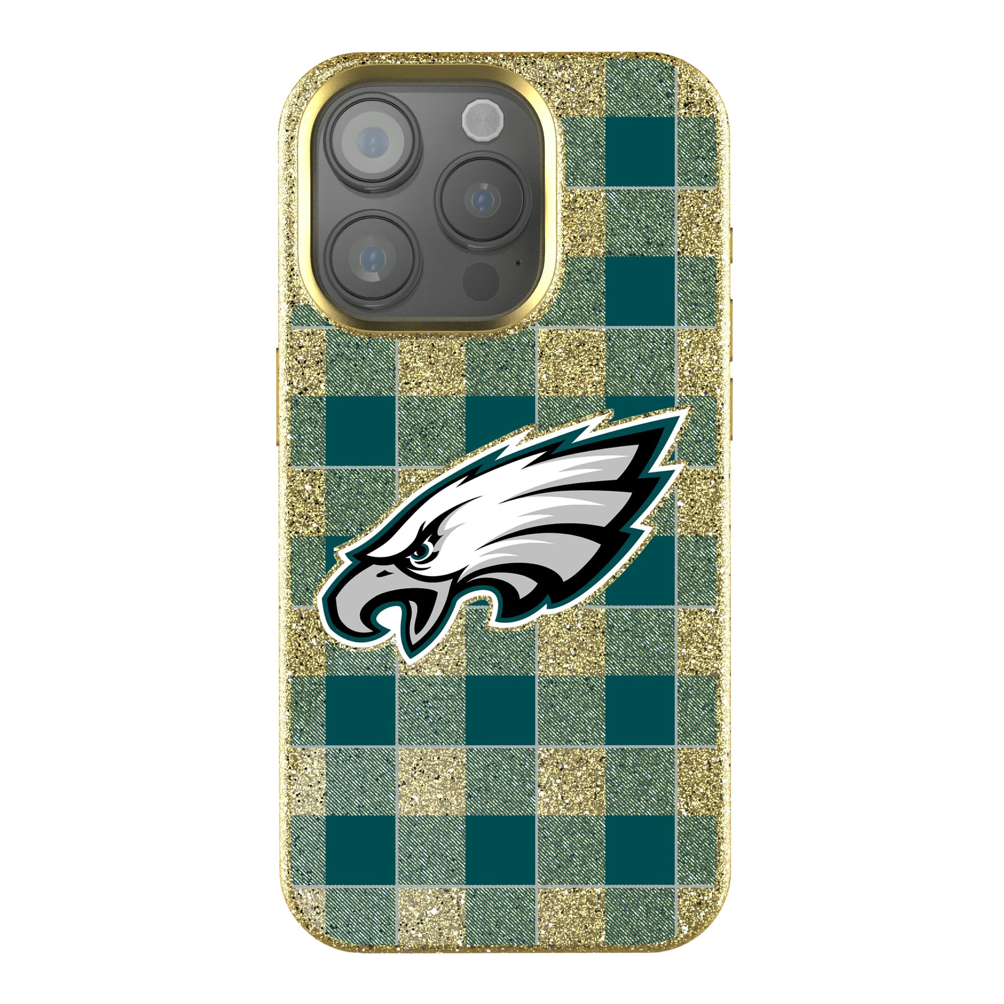 Philadelphia Eagles Plaid iPhone Bling Phone Case for Apple iPhone