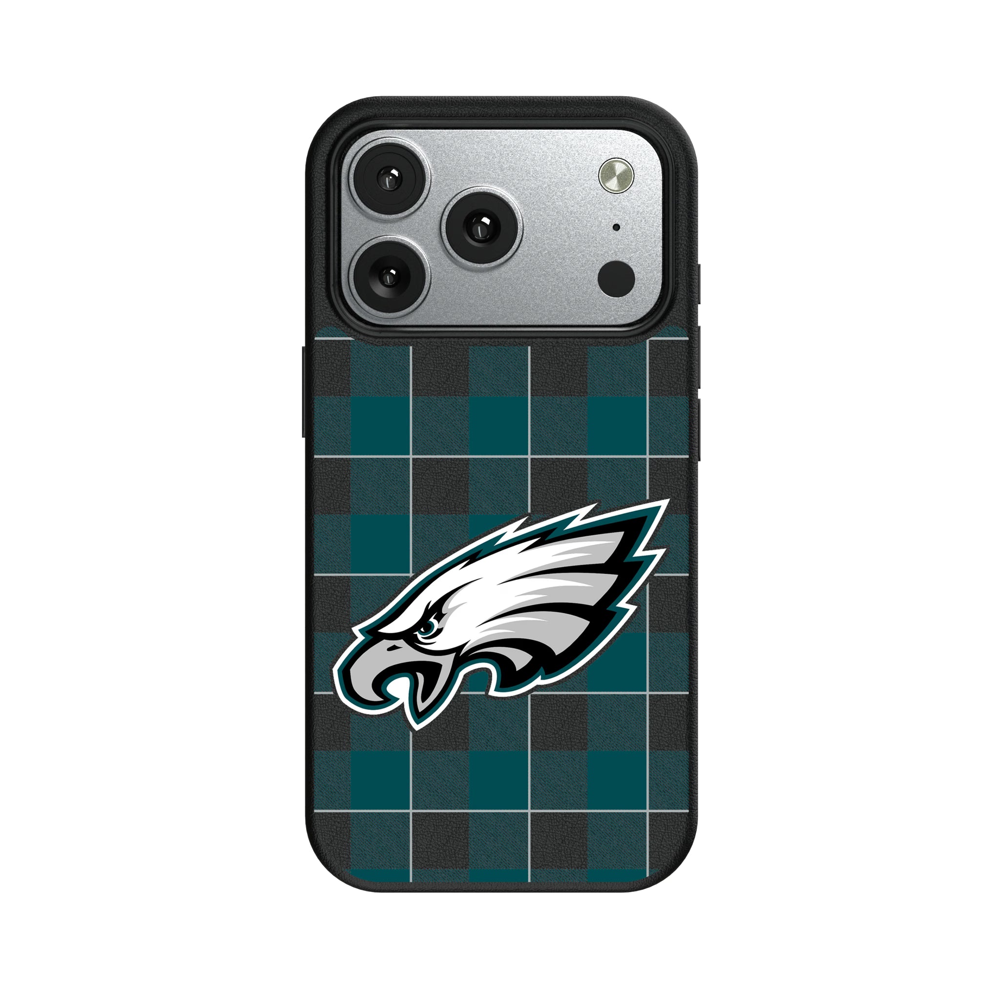 Philadelphia Eagles Plaid iPhone MagSafe Compatible Phone Case for Apple iPhone#Device_iPhone 17 Pro