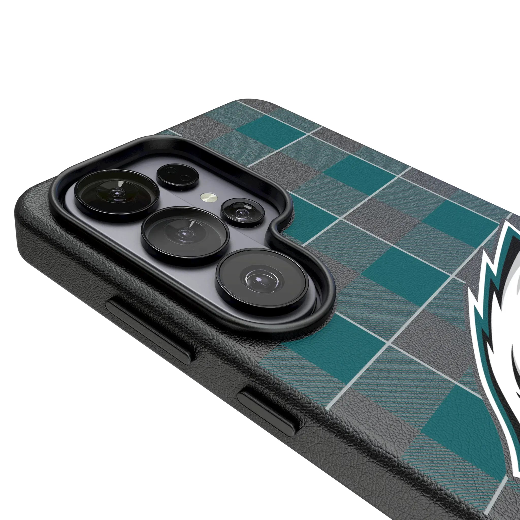 Philadelphia Eagles Plaid Galaxy MagSafe Compatible Phone Case for Samsung Galaxy - Detail#Device_Galaxy S26 Ultra