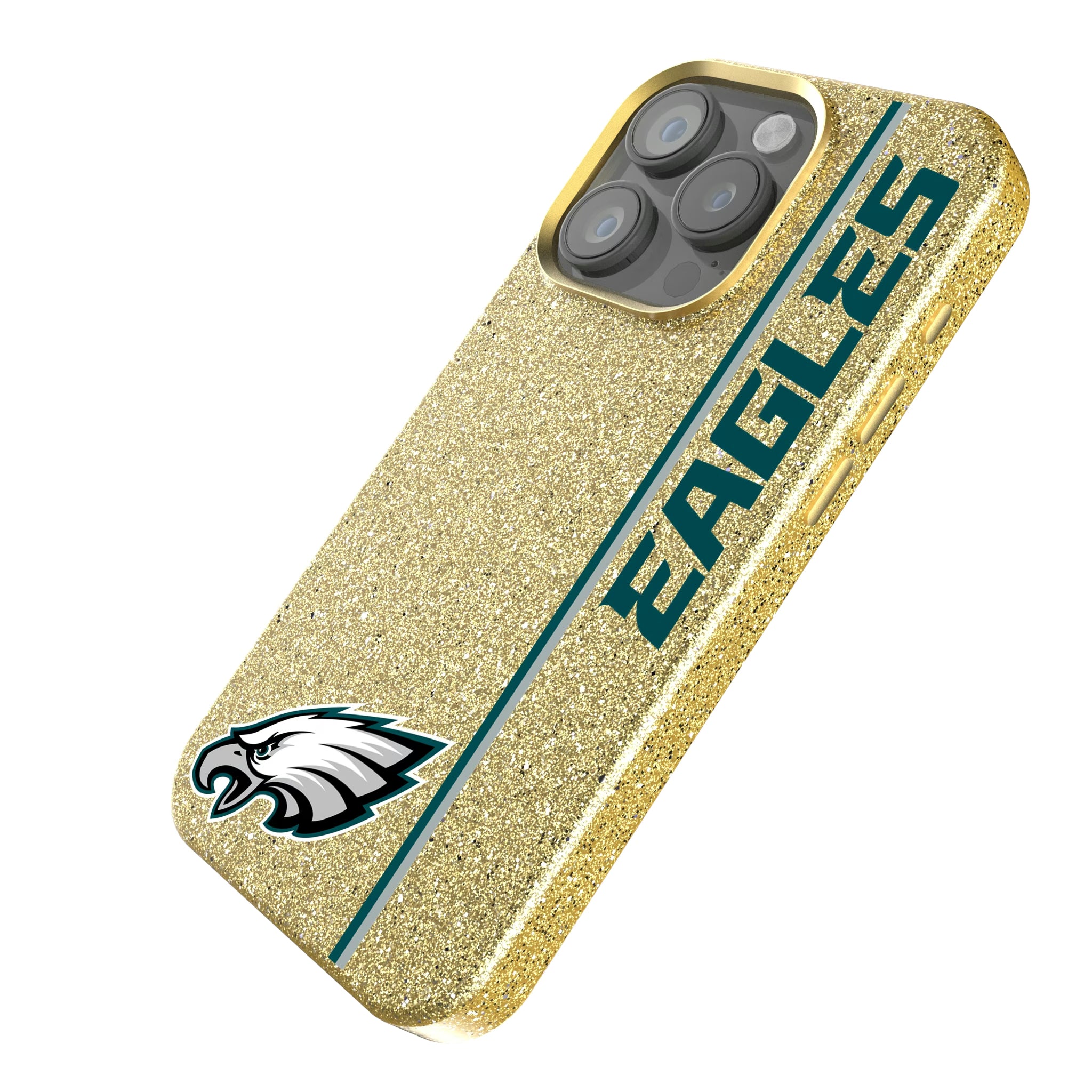 Philadelphia Eagles Sidebar iPhone Bling Phone Case for Apple iPhone - Isometric View