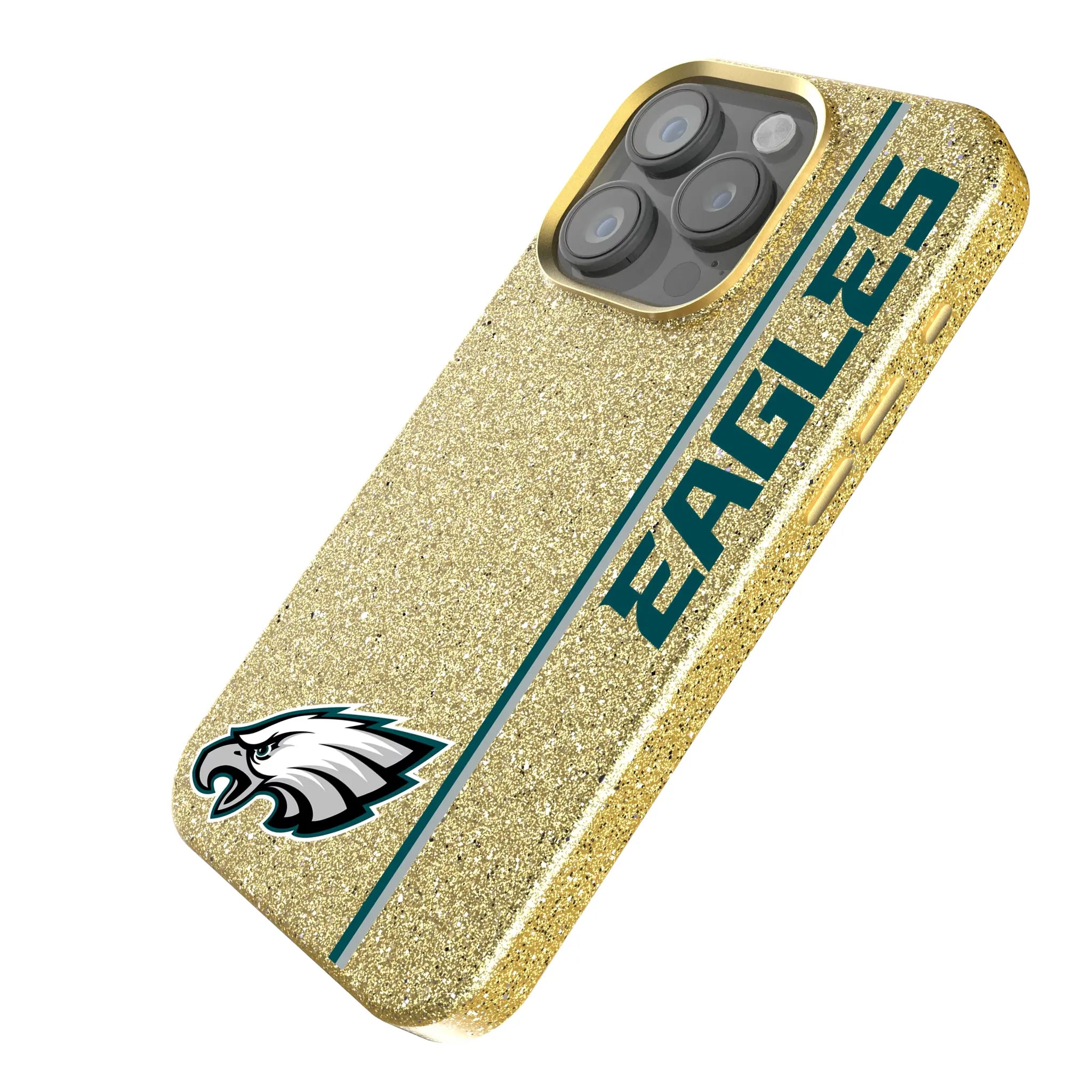 Philadelphia Eagles Sidebar iPhone Bling Phone Case for Apple iPhone - Isometric View