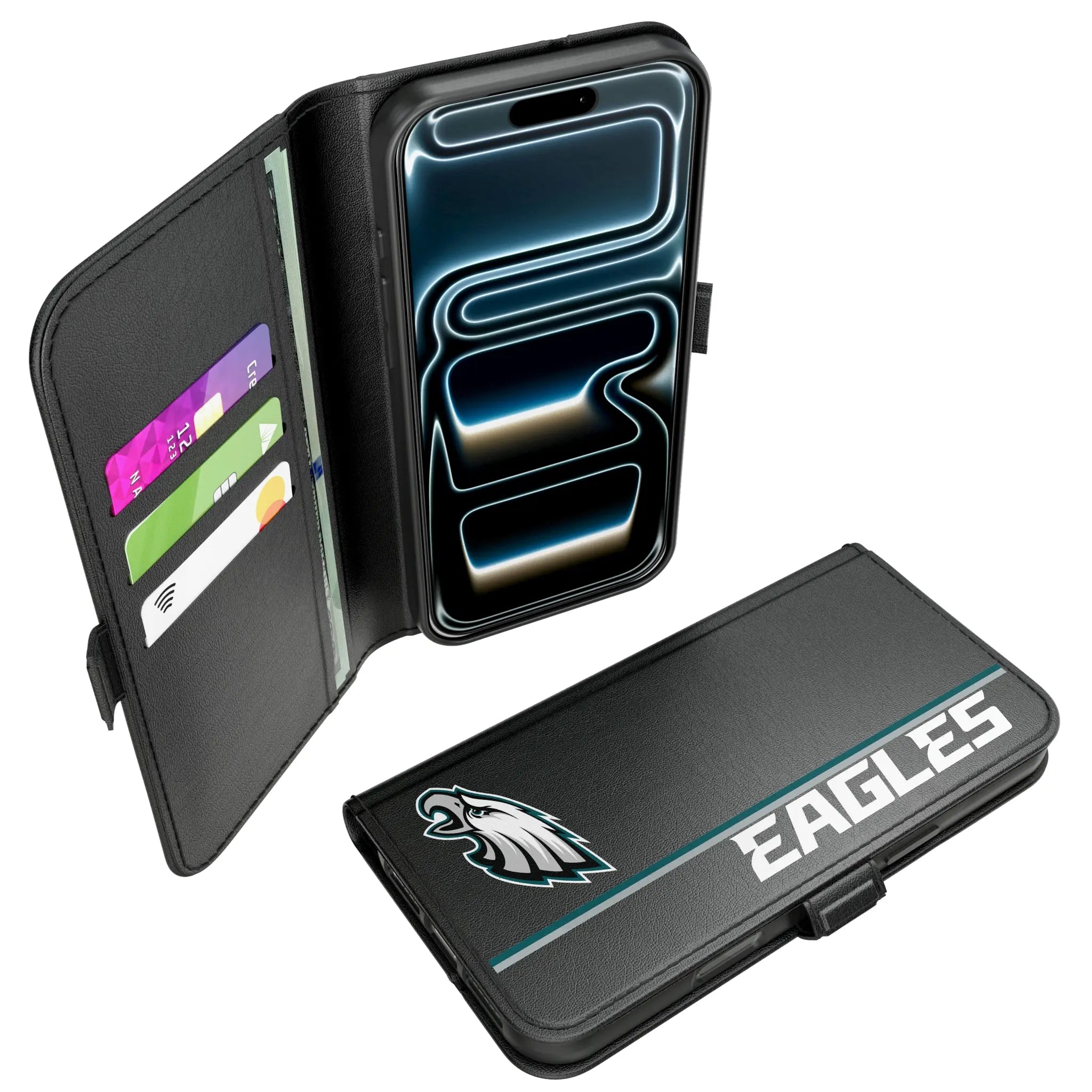 Philadelphia Eagles Sidebar iPhone Folio Phone Case for Apple iPhone#Device_iPhone 17 Pro Max