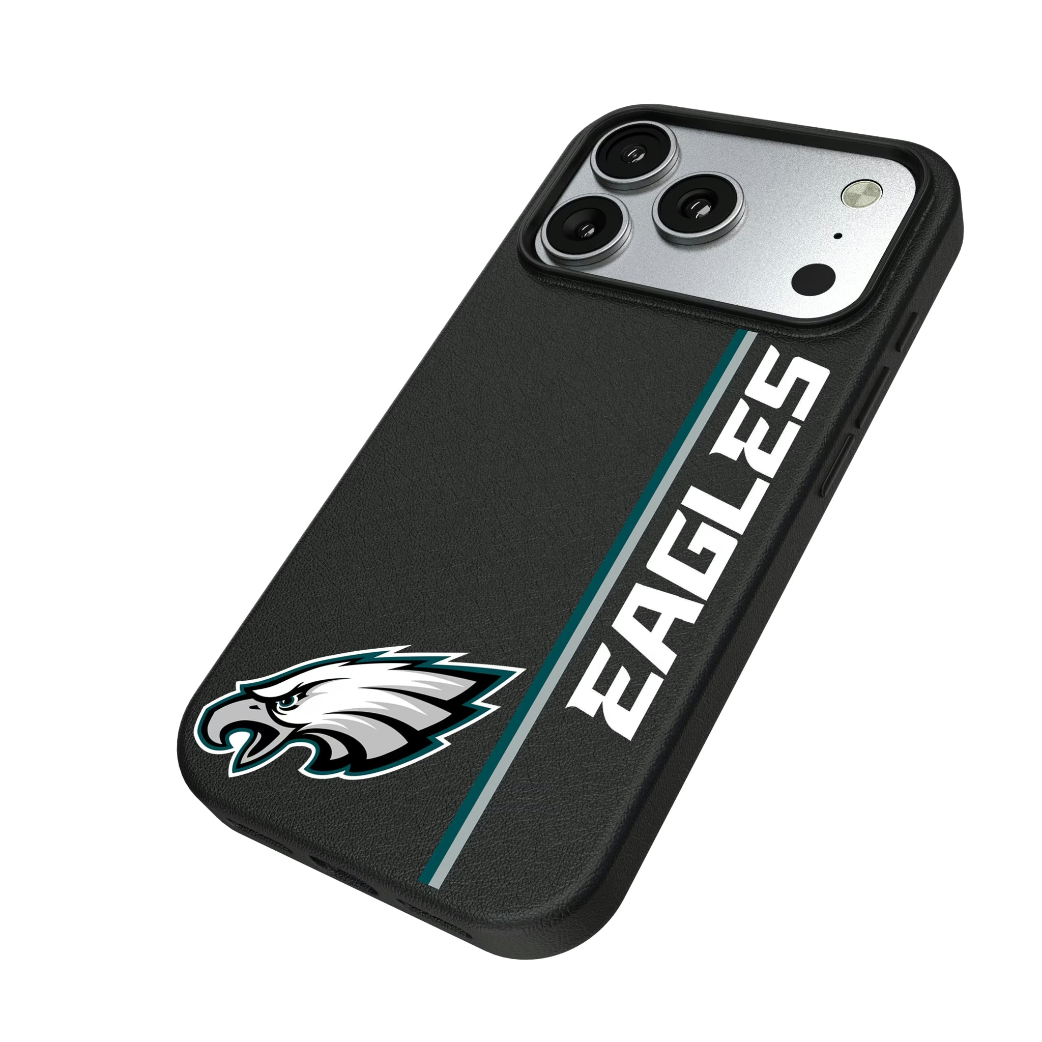 Philadelphia Eagles Sidebar iPhone MagSafe Compatible Phone Case for Apple iPhone - Isometric View#Device_iPhone 17 Pro
