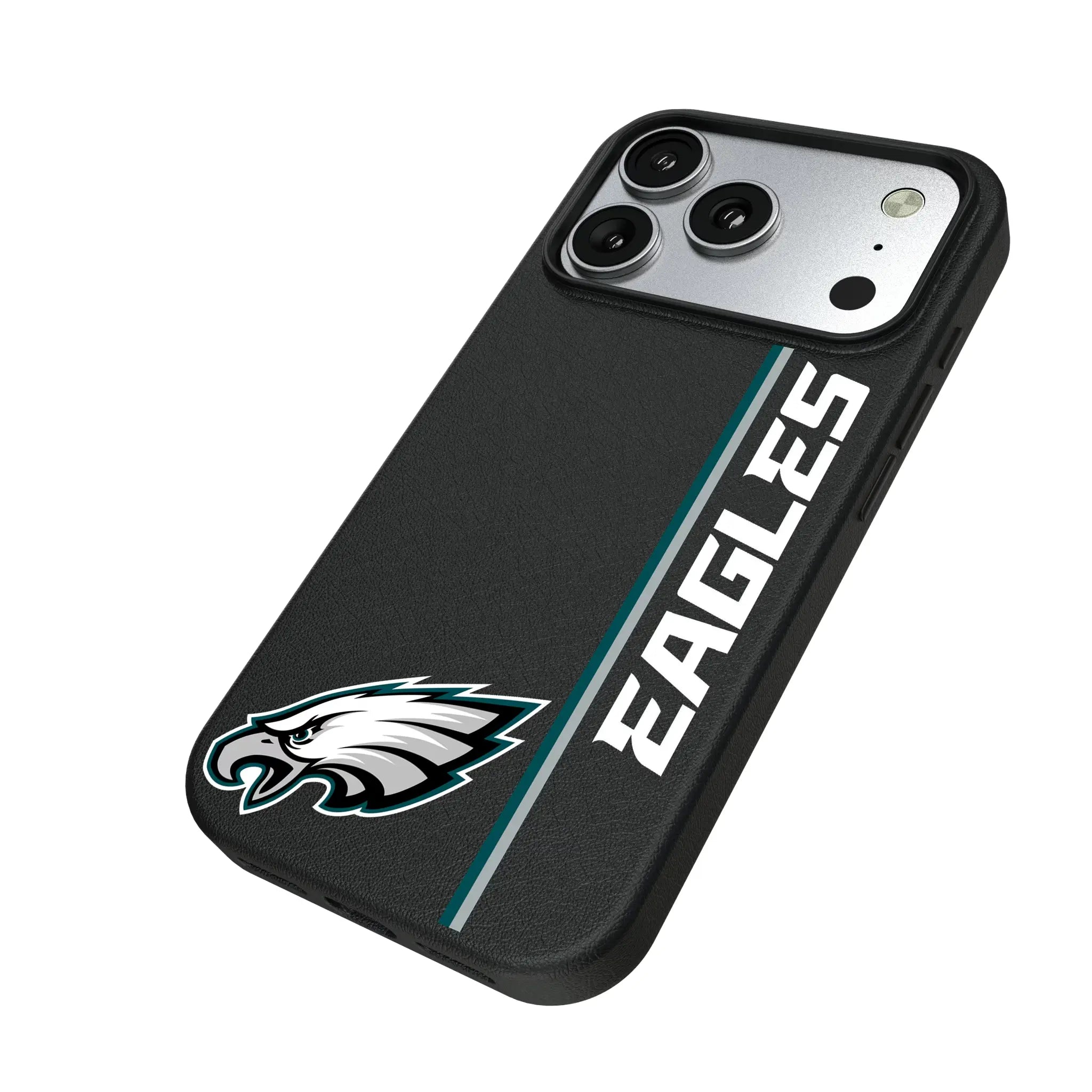 Philadelphia Eagles Sidebar iPhone MagSafe Compatible Phone Case for Apple iPhone - Isometric View#Device_iPhone 17 Pro