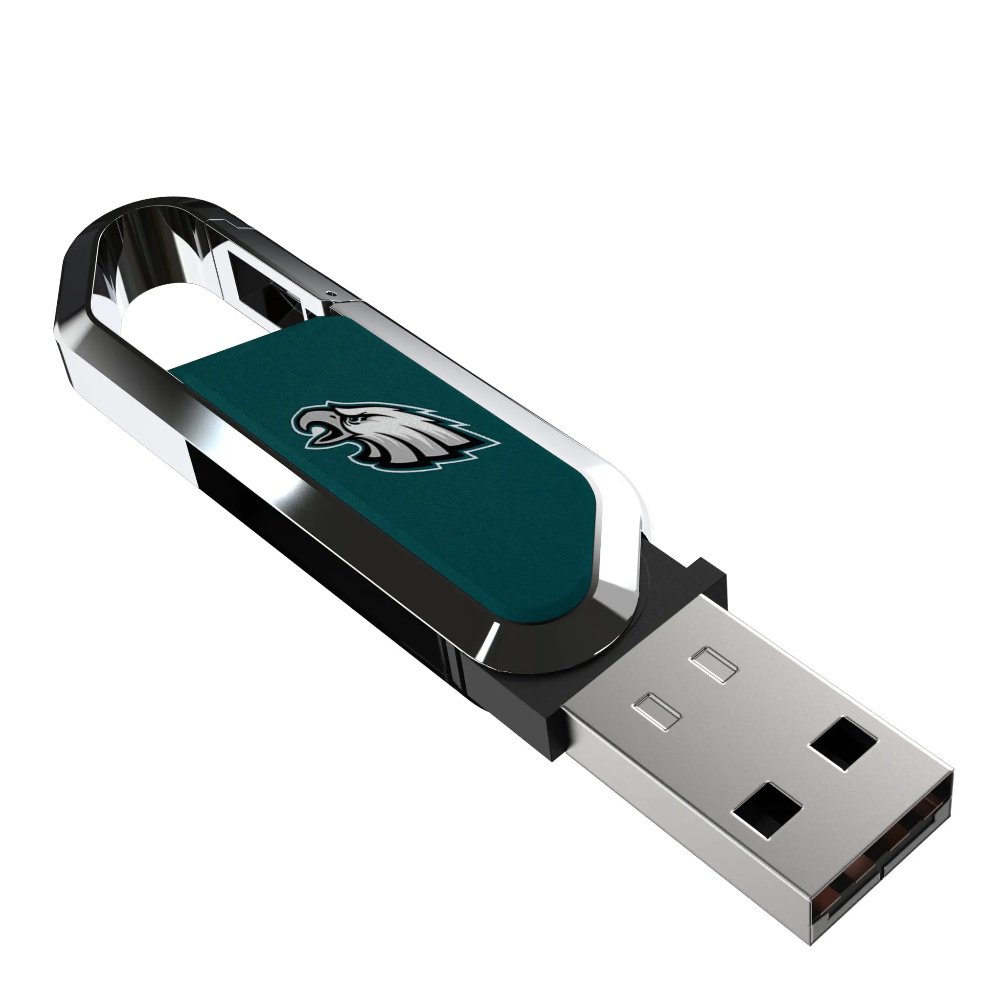 Philadelphia Eagles Solid USB 64GB Clip Style Flash Drive