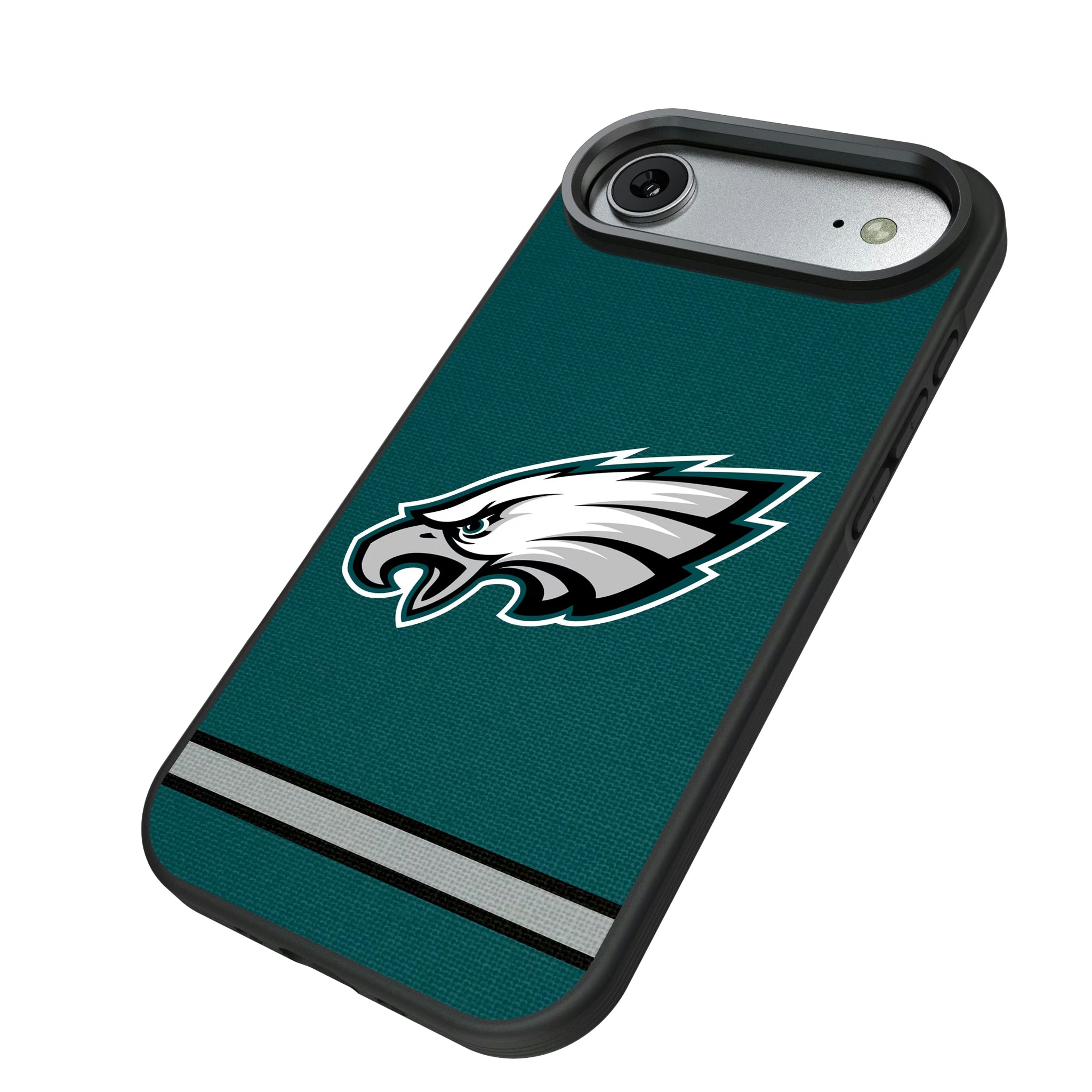 Philadelphia Eagles Stripe iPhone Bump Phone Case for Apple iPhone - Isometric View#Device_iPhone Air