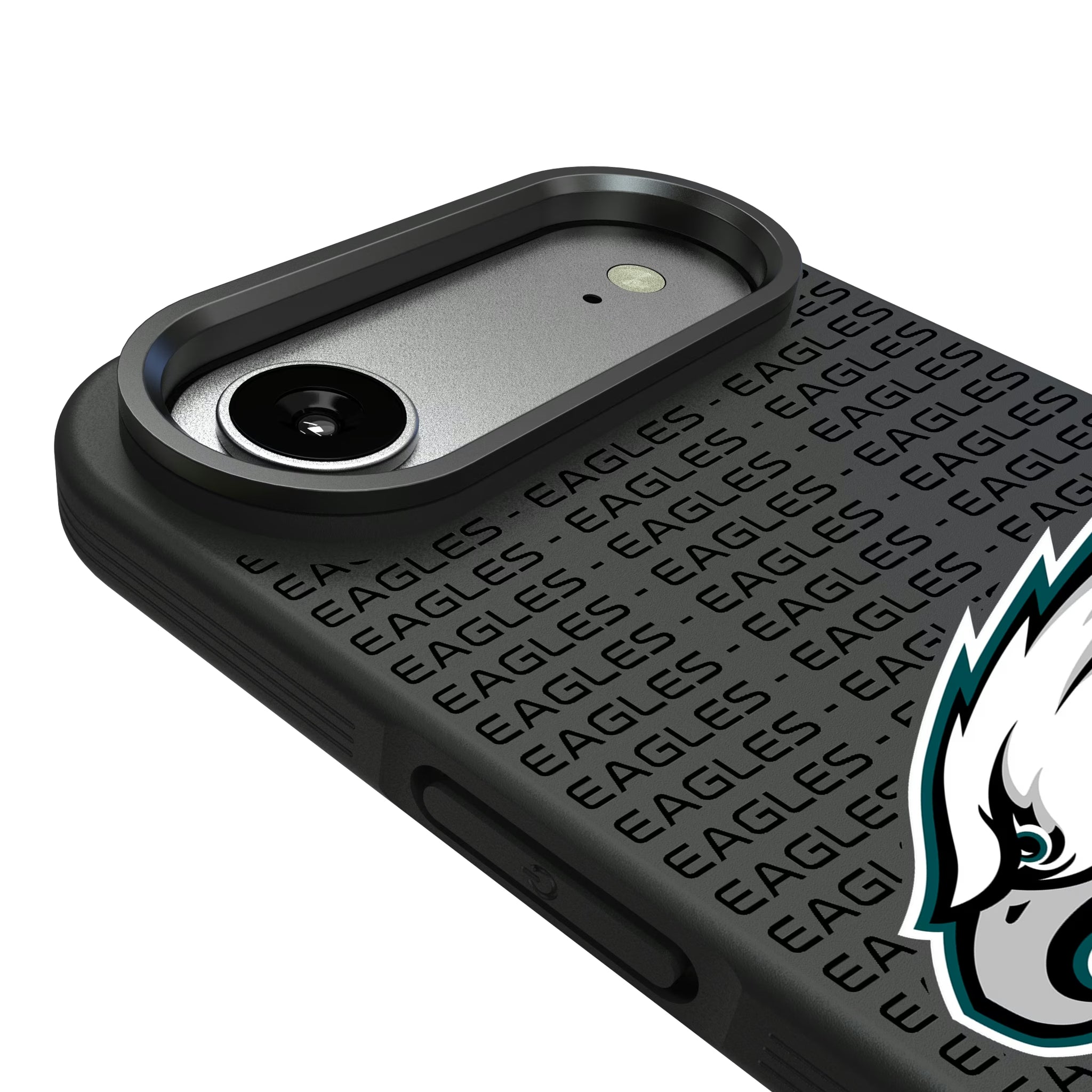 Philadelphia Eagles Text Backdrop iPhone Bump Phone Case for Apple iPhone - Detail#Device_iPhone Air