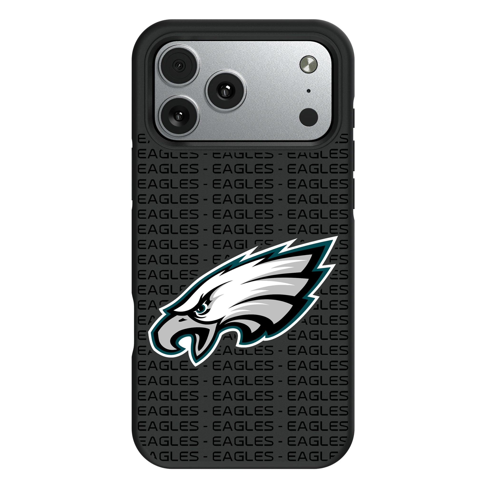 Philadelphia Eagles Text Backdrop iPhone Bump Phone Case for Apple iPhone#Device_iPhone 17 Pro Max